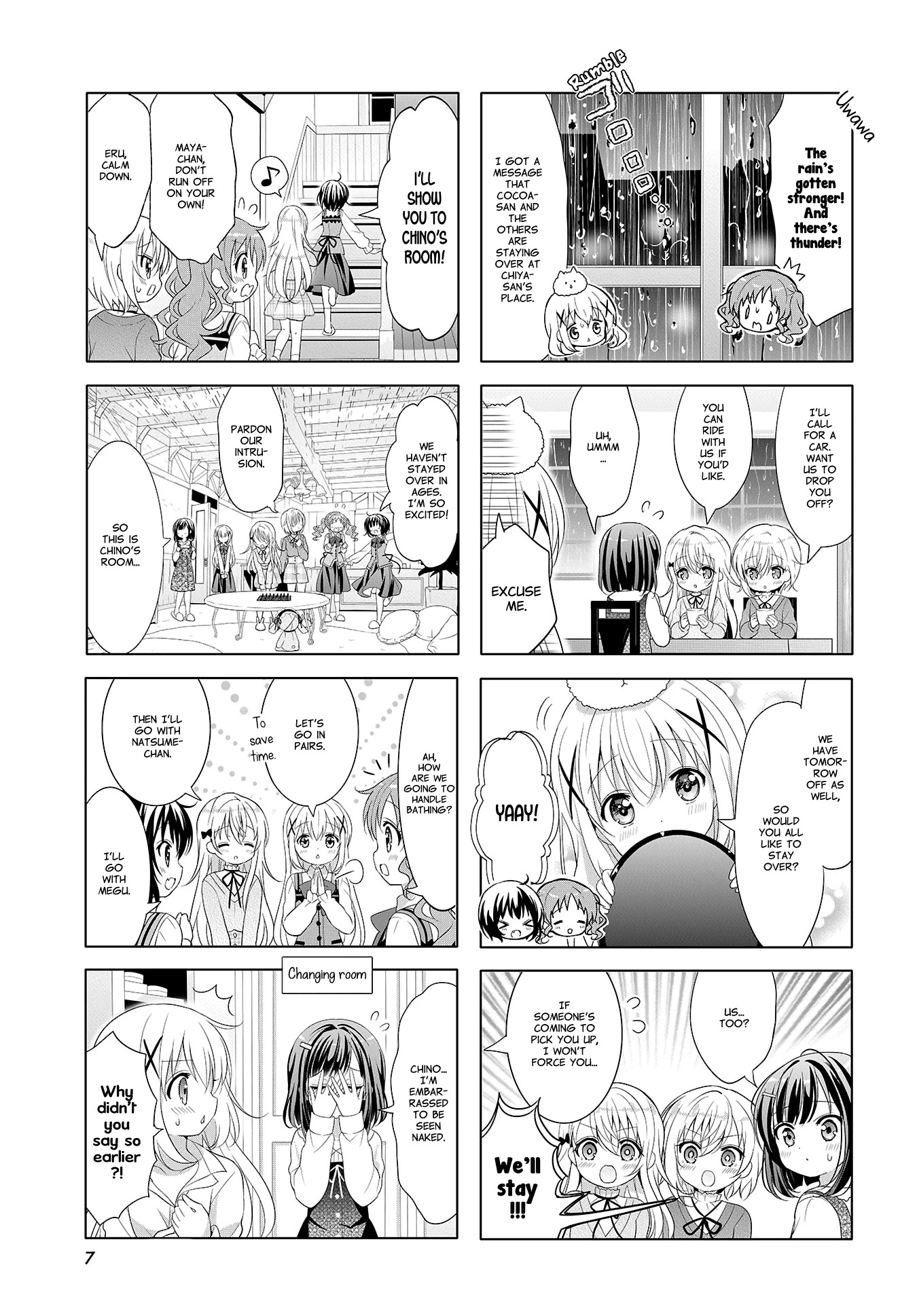 Gochuumon wa Usagi Desu ka? Chapter 10.11 page 3 - Vol.10 Chapter 11: I Can Take That Step Forward Because You're Watching Me