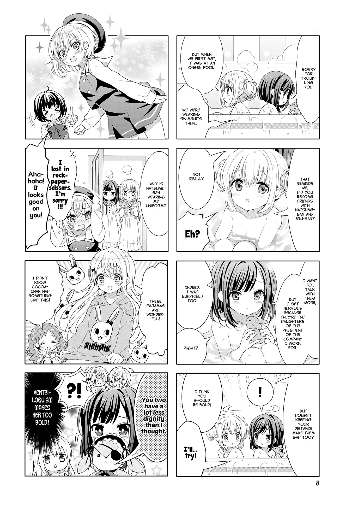 Gochuumon wa Usagi Desu ka? Chapter 10.11 page 4 - Vol.10 Chapter 11: I Can Take That Step Forward Because You're Watching Me