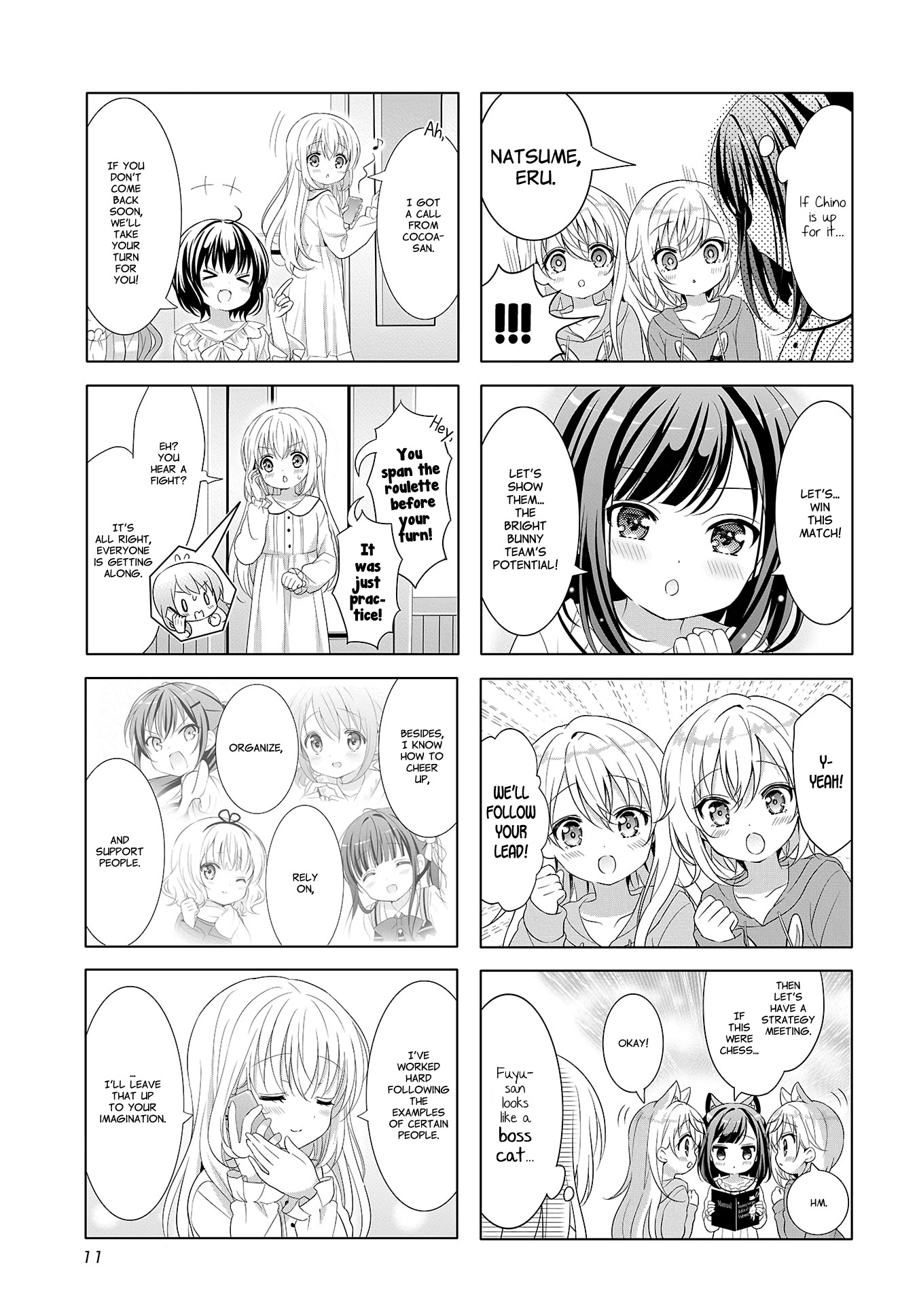 Gochuumon wa Usagi Desu ka? Chapter 10.11 page 7 - Vol.10 Chapter 11: I Can Take That Step Forward Because You're Watching Me