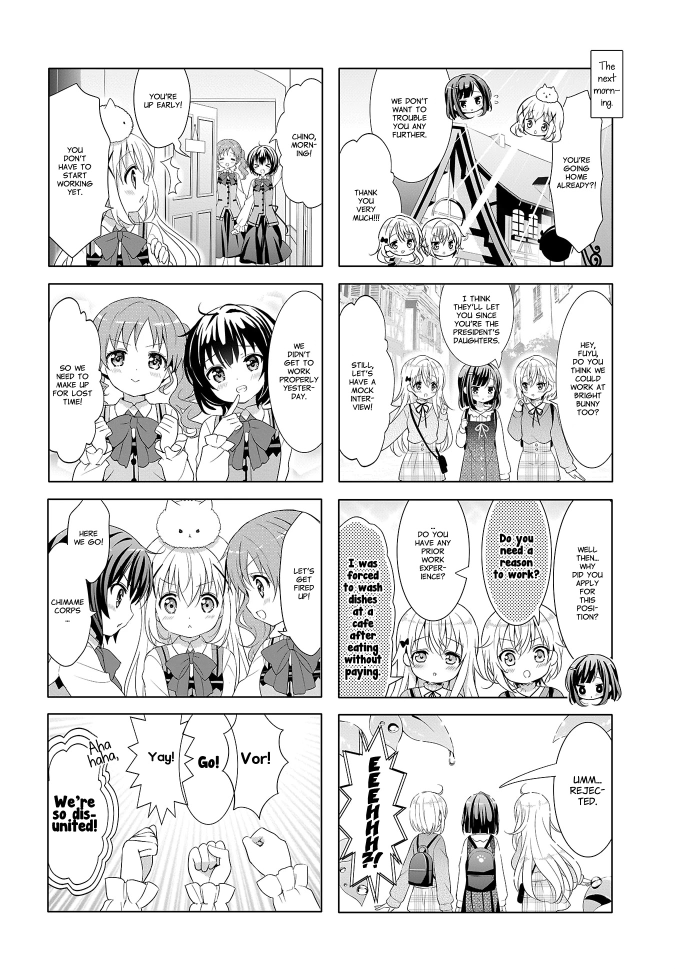 Gochuumon wa Usagi Desu ka? Chapter 10.11 page 8 - Vol.10 Chapter 11: I Can Take That Step Forward Because You're Watching Me