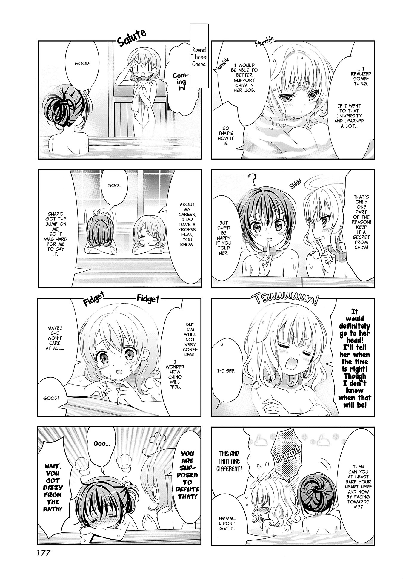 Gochuumon wa Usagi Desu ka? Chapter 10.12 page 5 - Vol.10 Chapter 12: I Can Take That Step Forward Because I've Been Watching You