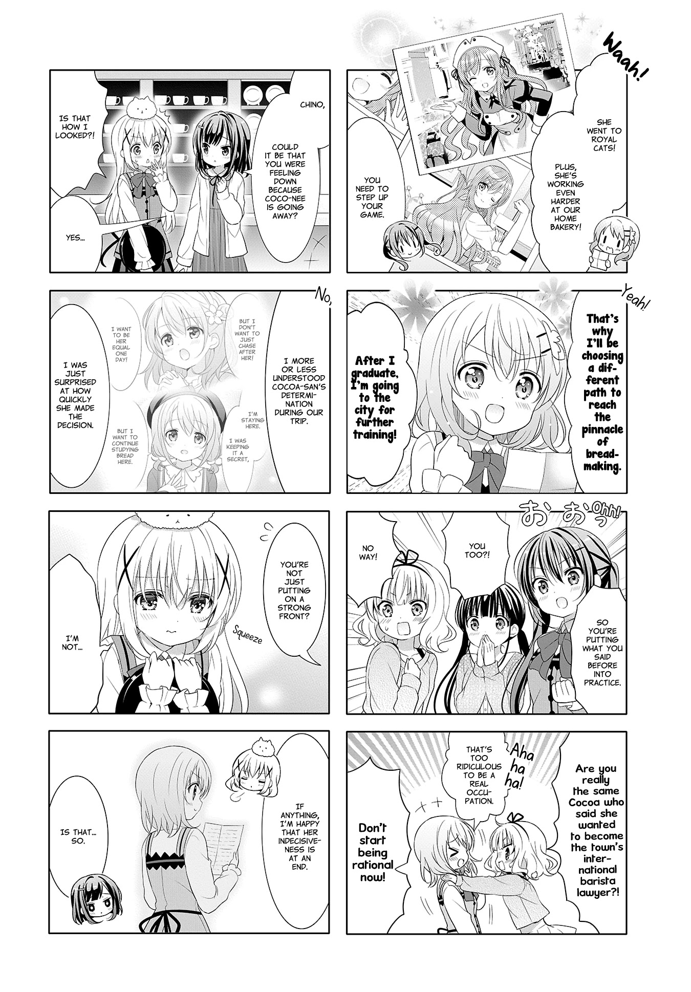 Gochuumon wa Usagi Desu ka? Chapter 10.13 page 10 - Vol.10 Chapter 13: Seven Rabbit Sins