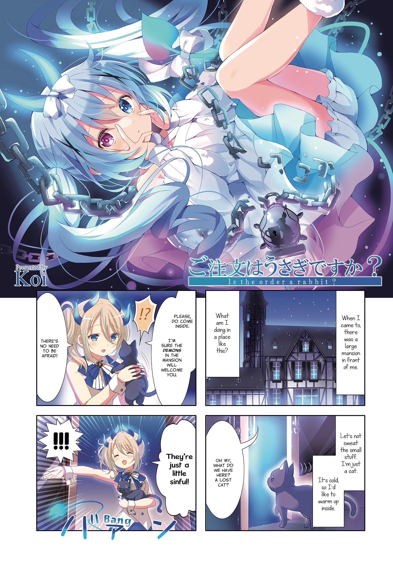 Gochuumon wa Usagi Desu ka? Chapter 10.13 page 3 - Vol.10 Chapter 13: Seven Rabbit Sins