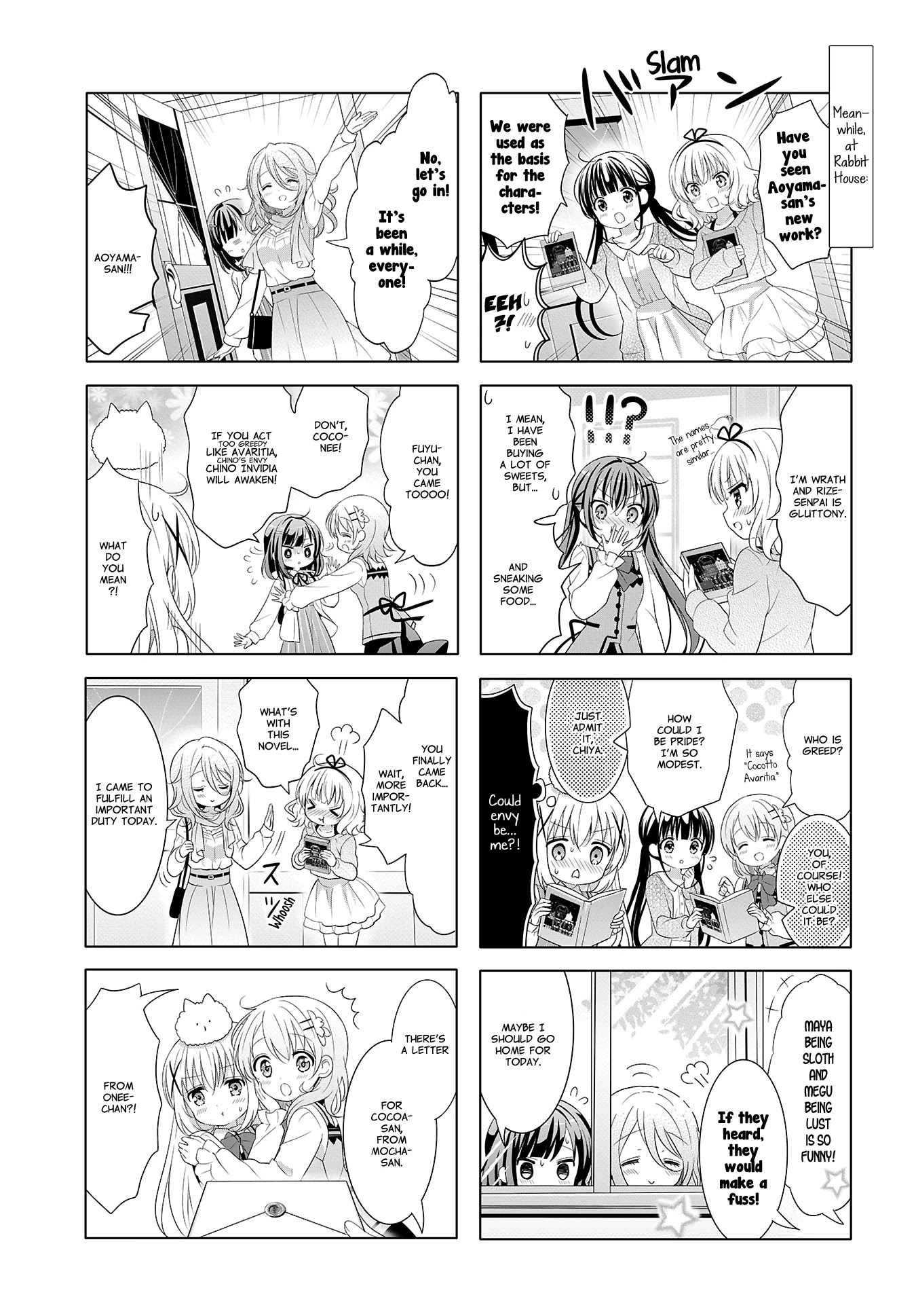 Gochuumon wa Usagi Desu ka? Chapter 10.13 page 9 - Vol.10 Chapter 13: Seven Rabbit Sins