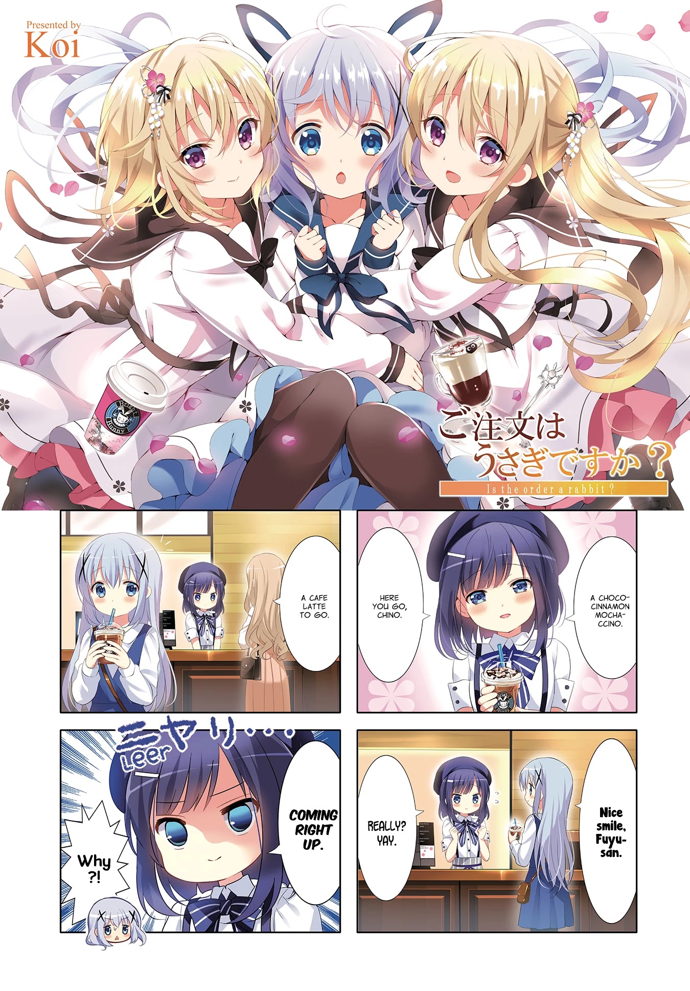 Gochuumon wa Usagi Desu ka? Chapter 10.3 page 2 - Vol.10 Chapter 3