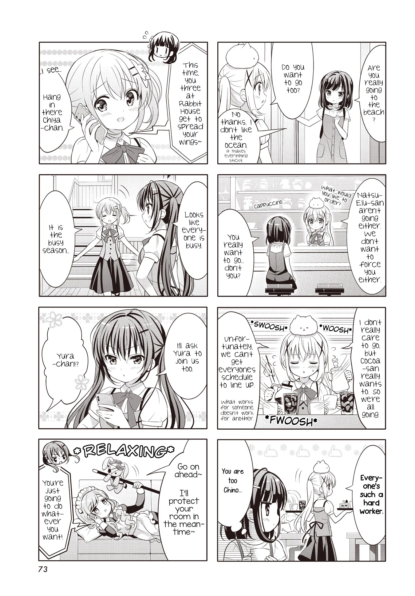 Gochuumon wa Usagi Desu ka? Chapter 11.8 page 3 - Vol.11 Chapter 8