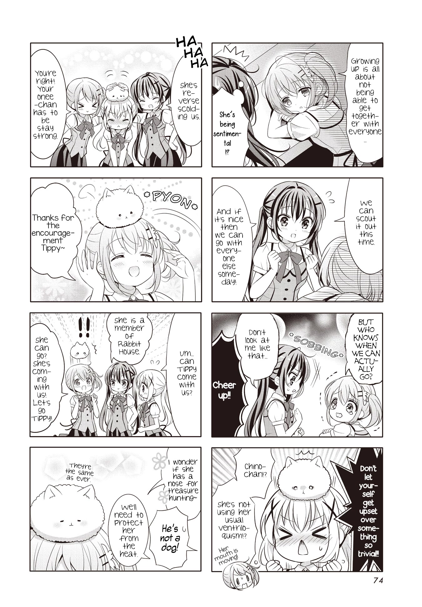 Gochuumon wa Usagi Desu ka? Chapter 11.8 page 4 - Vol.11 Chapter 8