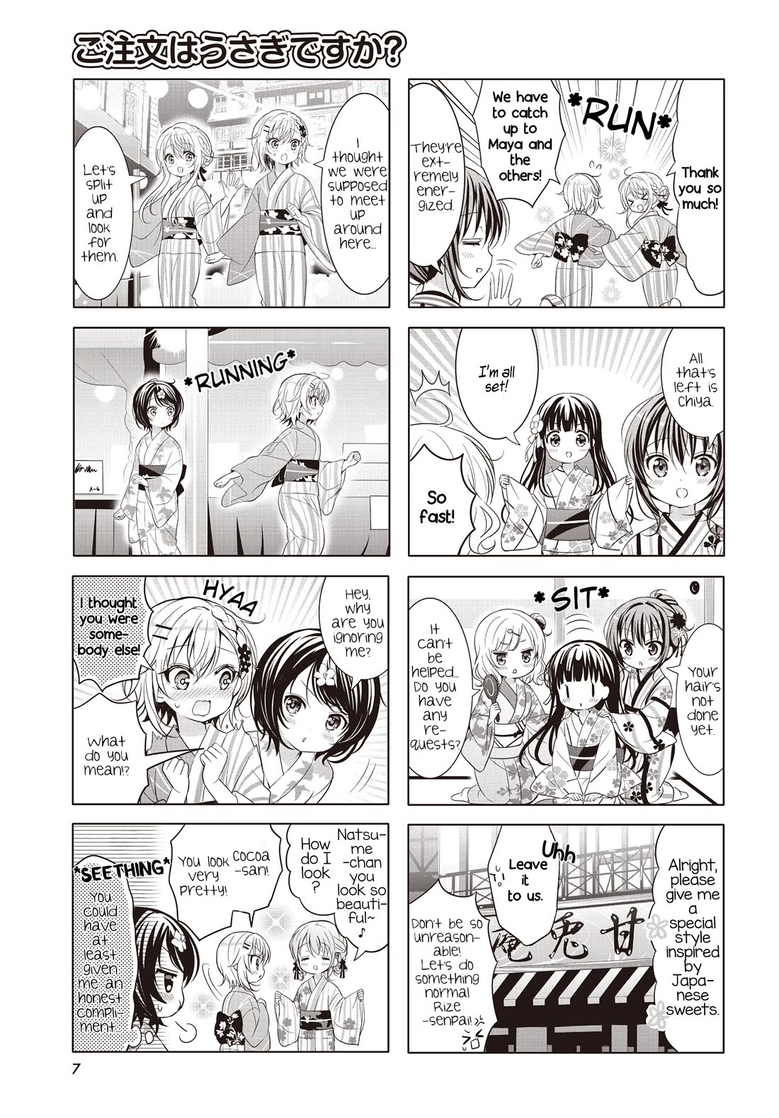 Gochuumon wa Usagi Desu ka? Chapter 12.146 page 3 - Vol.12 Chapter 146