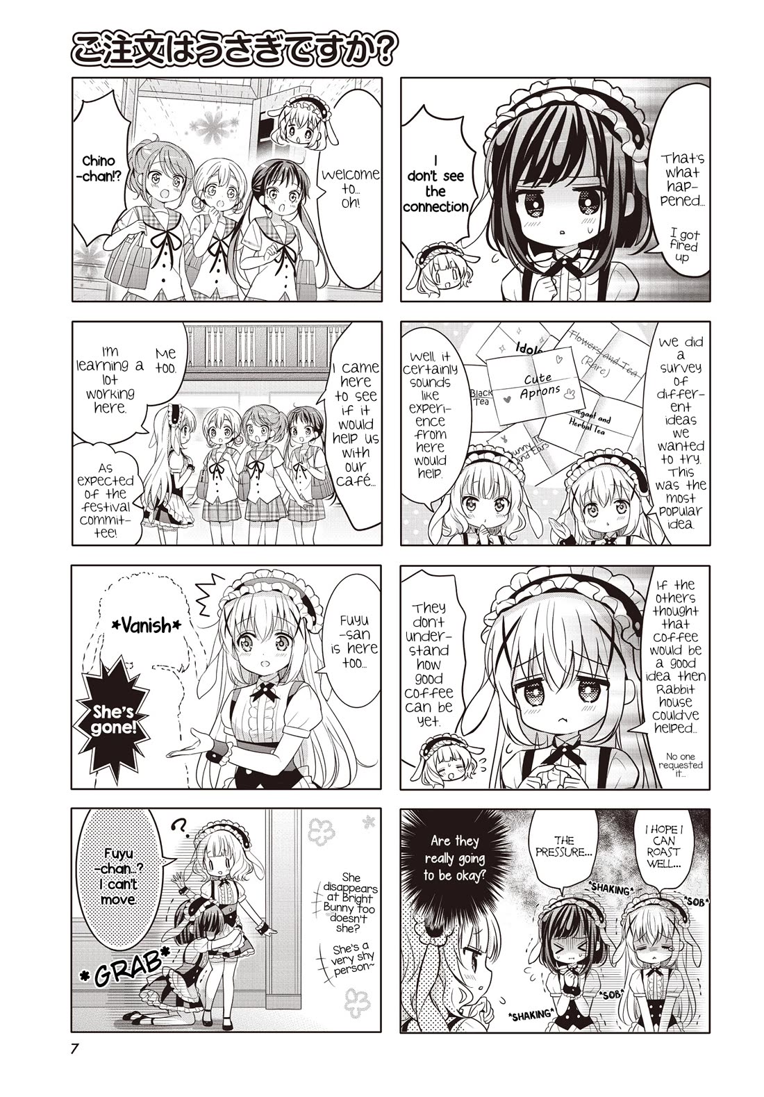 Gochuumon wa Usagi Desu ka? Chapter 12.151 page 3 - Vol.12 Chapter 151