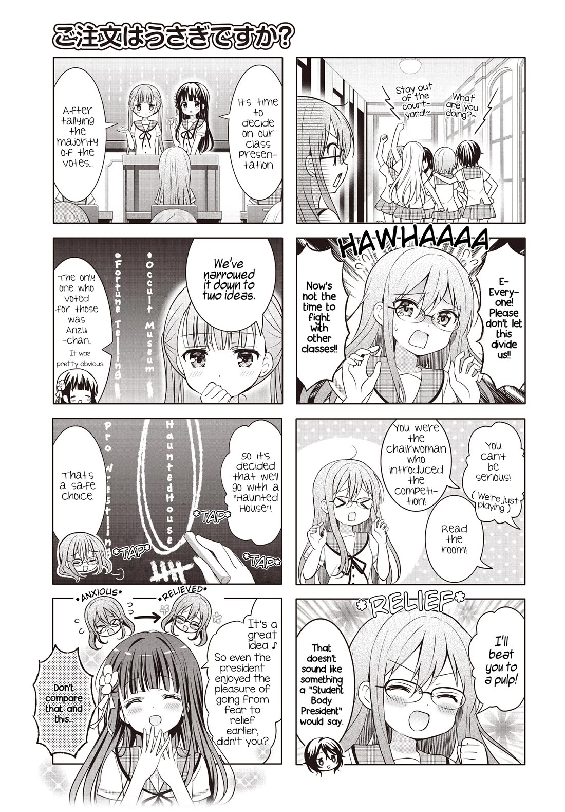 Gochuumon wa Usagi Desu ka? Chapter 12.152 page 3 - Vol.12 Chapter 152