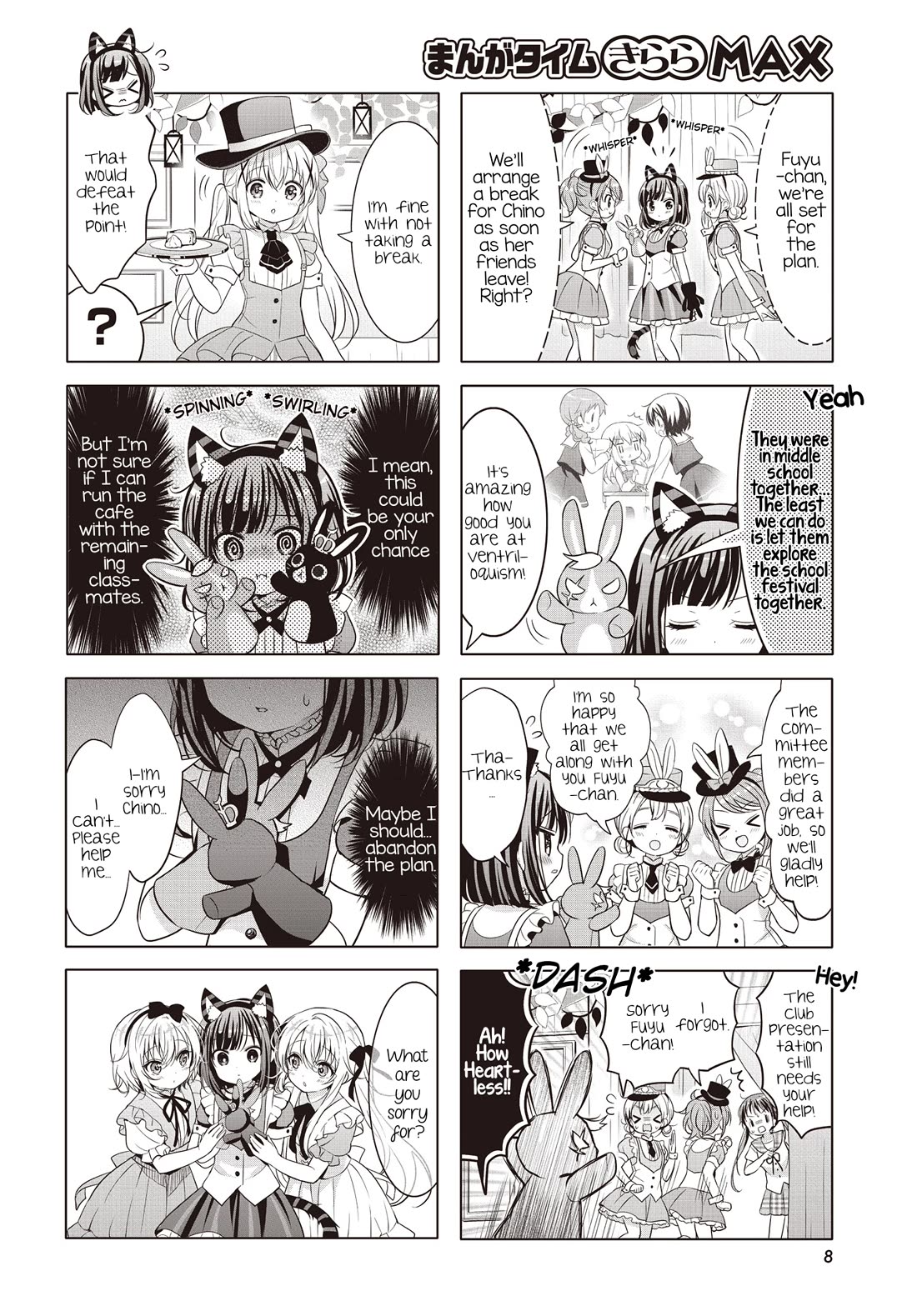 Gochuumon wa Usagi Desu ka? Chapter 12.154 page 4 - Vol.12 Chapter 154