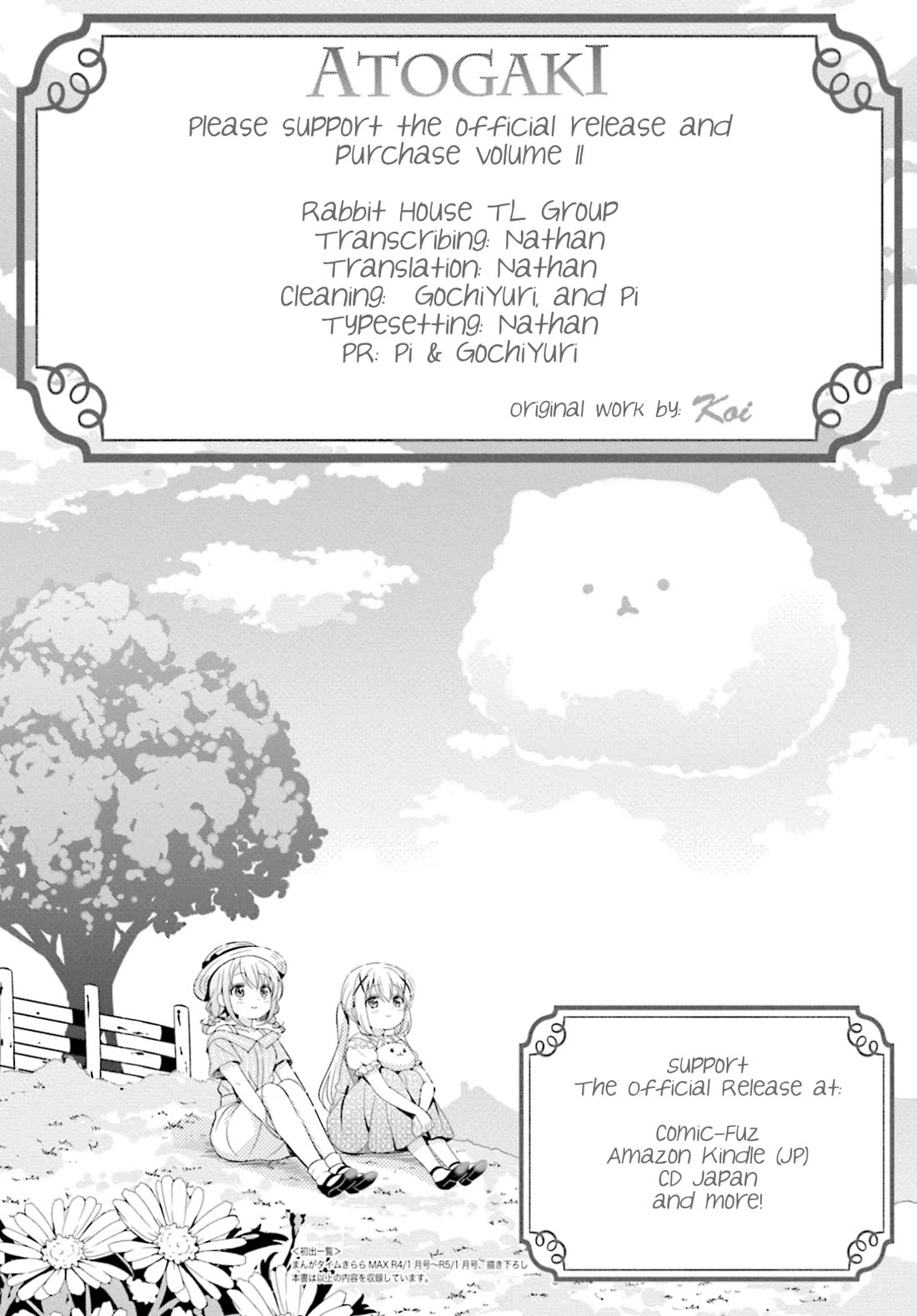 Gochuumon wa Usagi Desu ka? Chapter 12.154 page 9 - Vol.12 Chapter 154