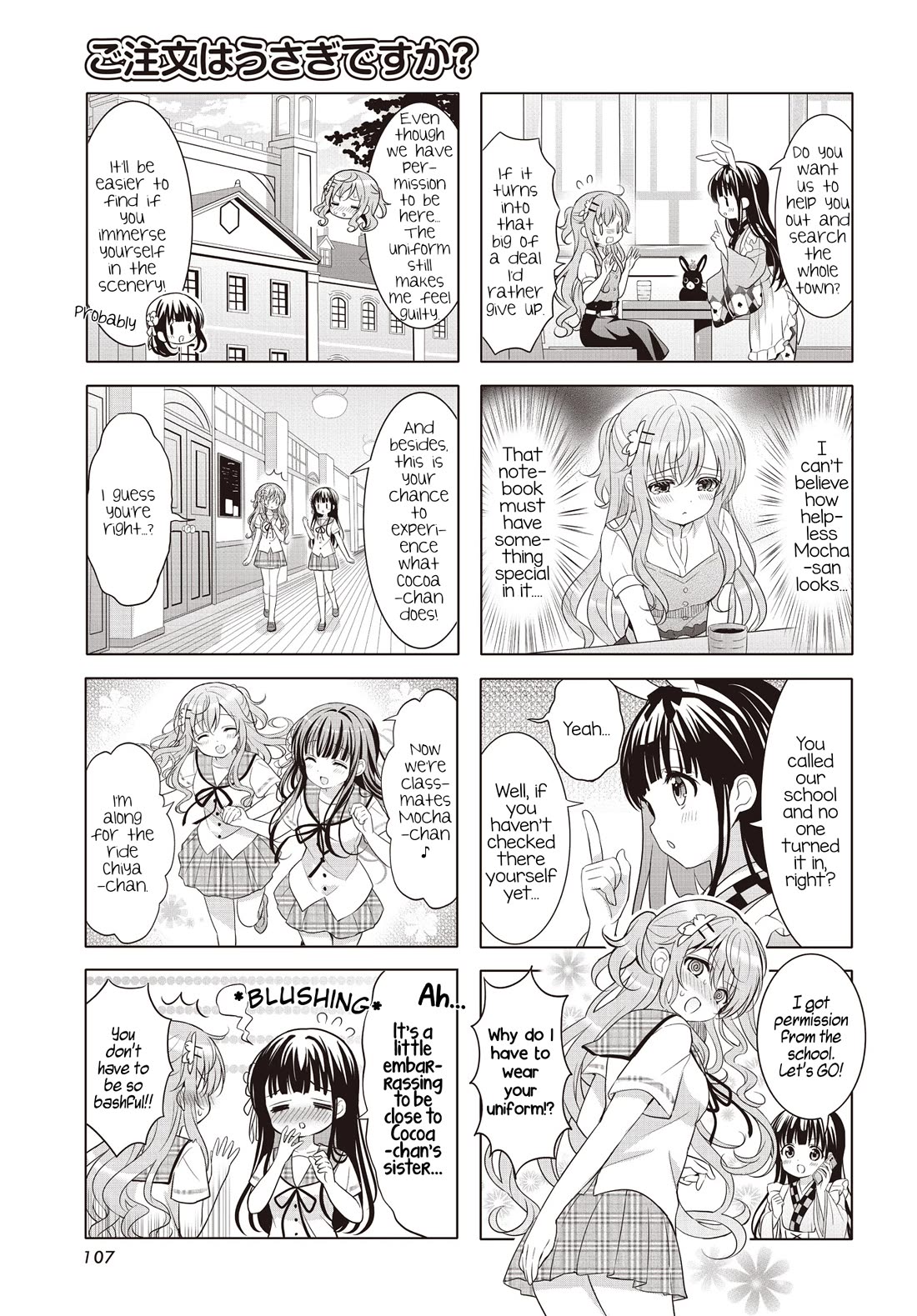 Gochuumon wa Usagi Desu ka? Chapter 13.160 page 3 - Vol.13 Chapter 160
