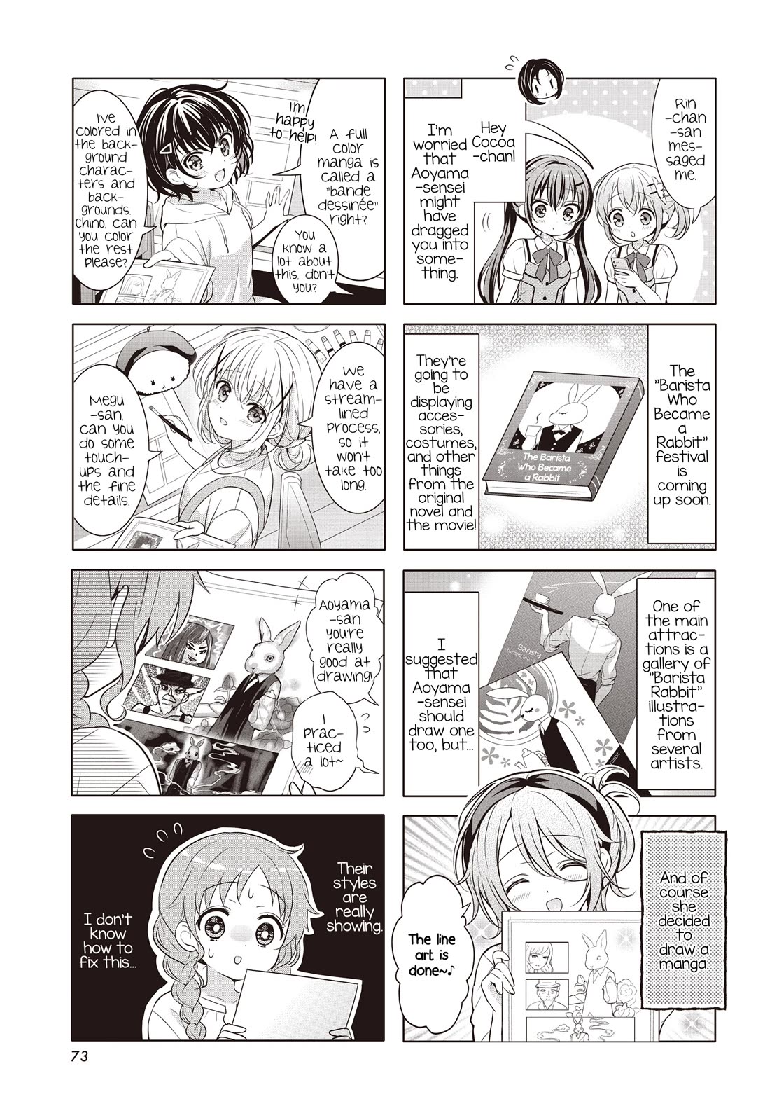 Gochuumon wa Usagi Desu ka? Chapter 13.163 page 3 - Vol.13 Chapter 163