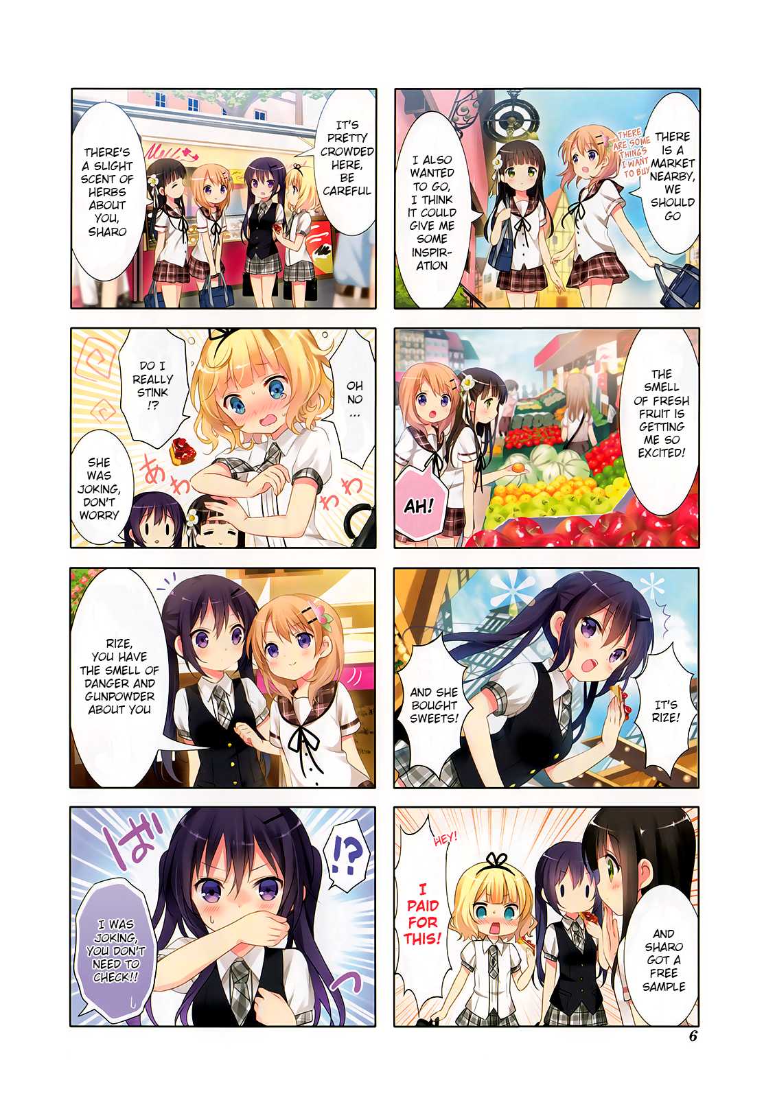 Gochuumon wa Usagi Desu ka? Chapter 2.0 page 6 - Vol.2 Chapter 0