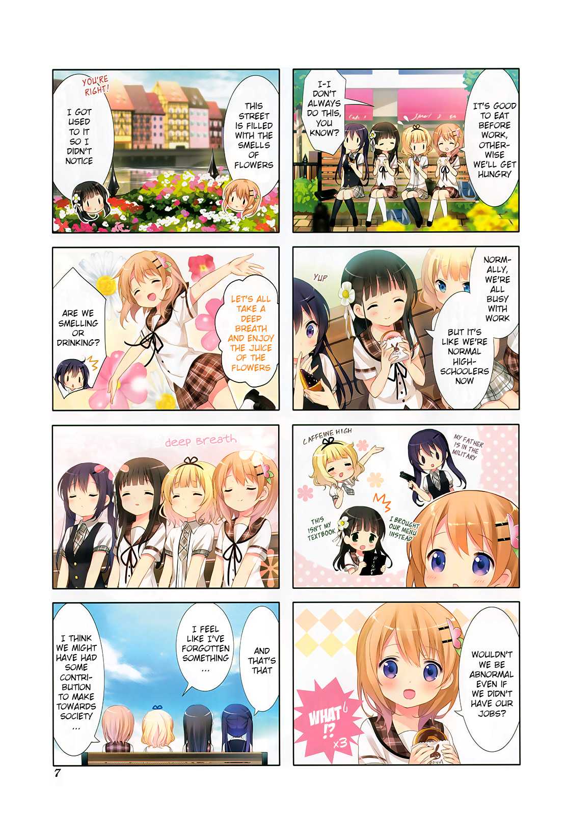 Gochuumon wa Usagi Desu ka? Chapter 2.0 page 7 - Vol.2 Chapter 0