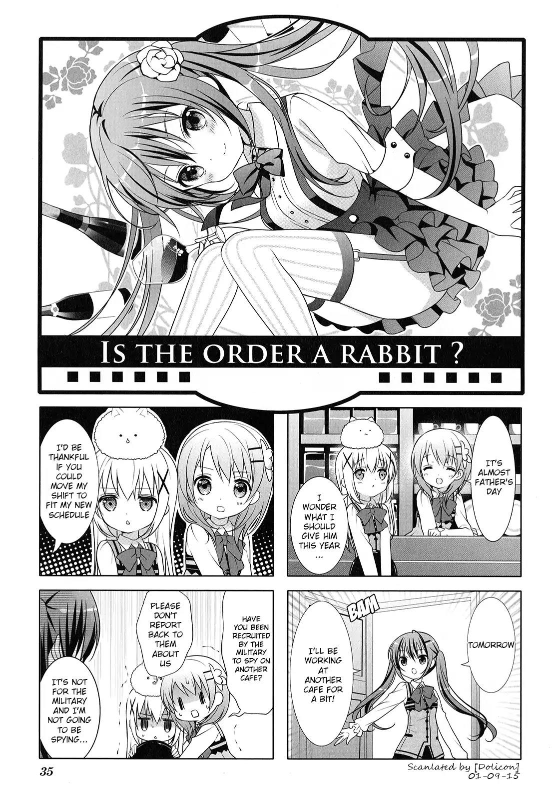 Gochuumon wa Usagi Desu ka? Chapter 2.5 page 1 - Vol.2 Chapter 5