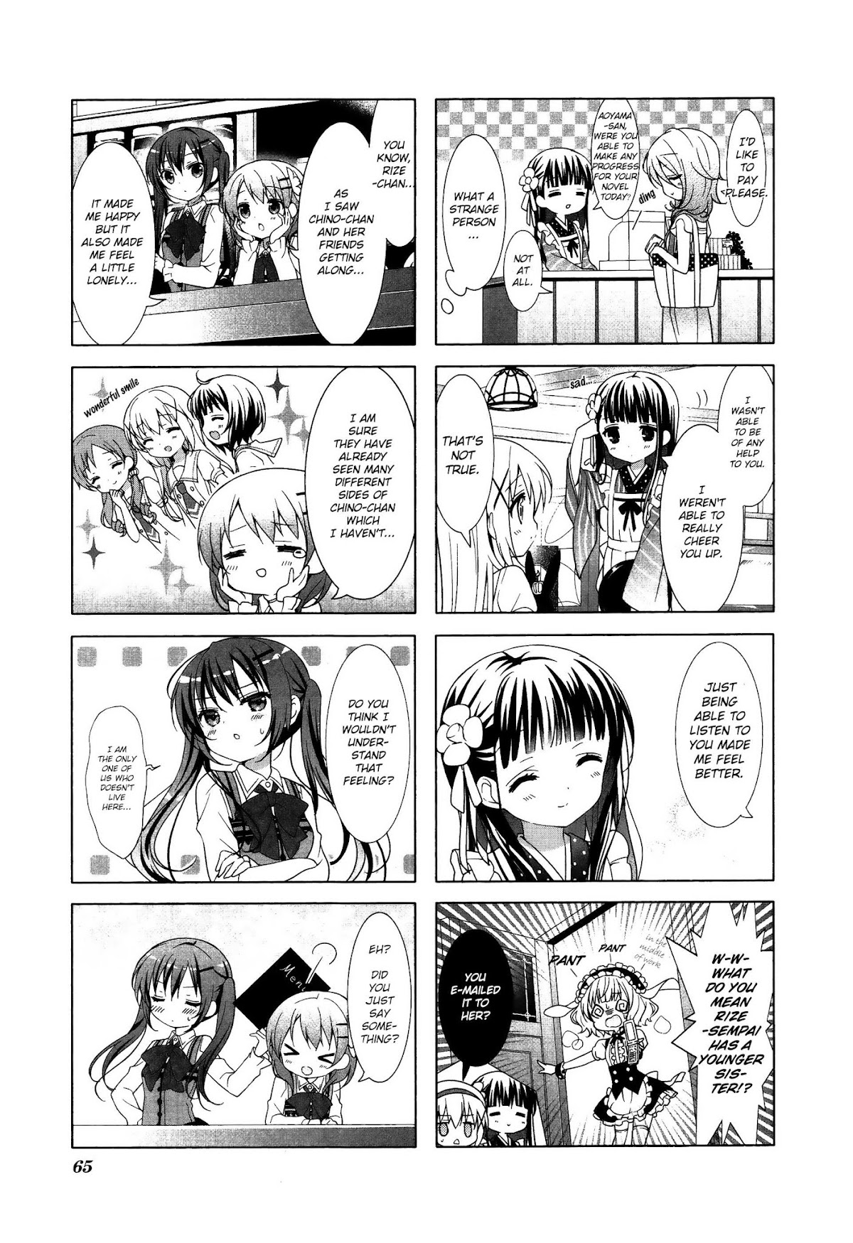 Gochuumon wa Usagi Desu ka? Chapter 2.7 page 7 - Vol.2 Chapter 7: Today is the memorable day where the numbers of my little sisters increased