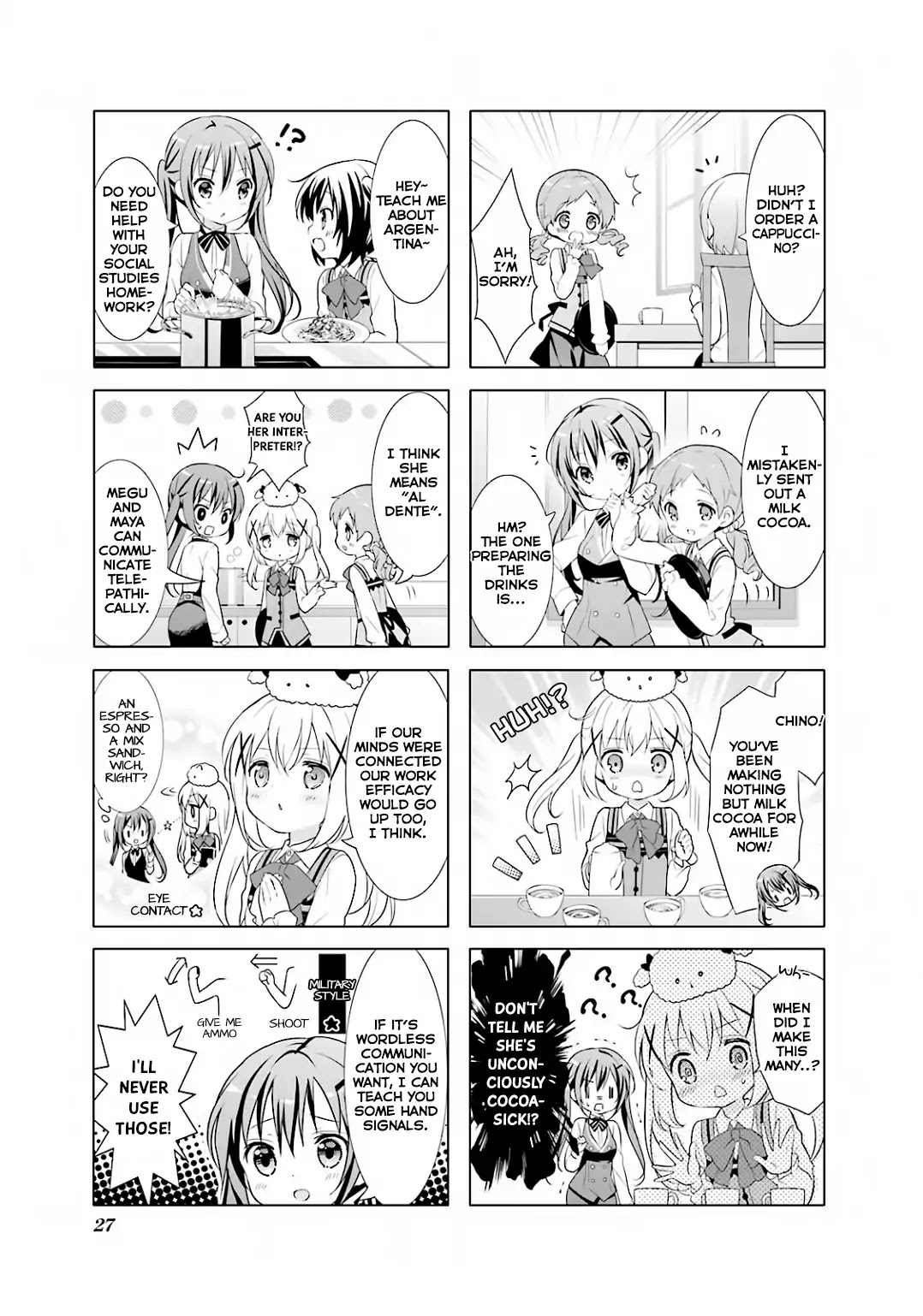 Gochuumon wa Usagi Desu ka? Chapter 3.3 page 4 - Vol.3 Chapter 3
