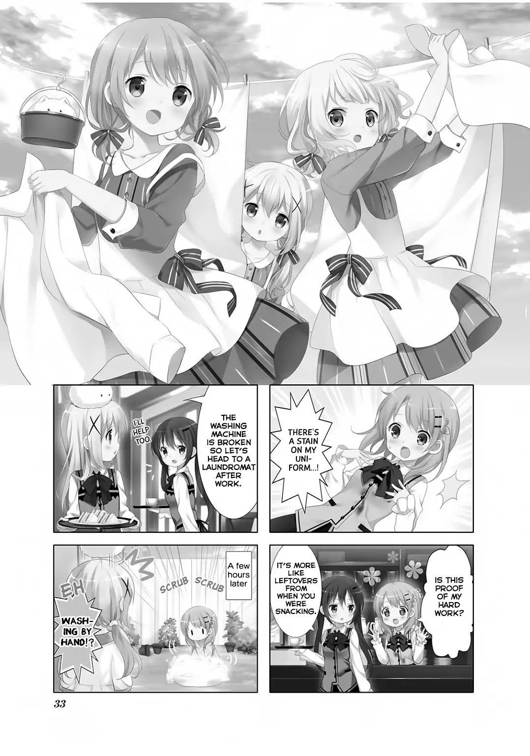 Gochuumon wa Usagi Desu ka? Chapter 3.4 page 2 - Vol 3 Chapter 4