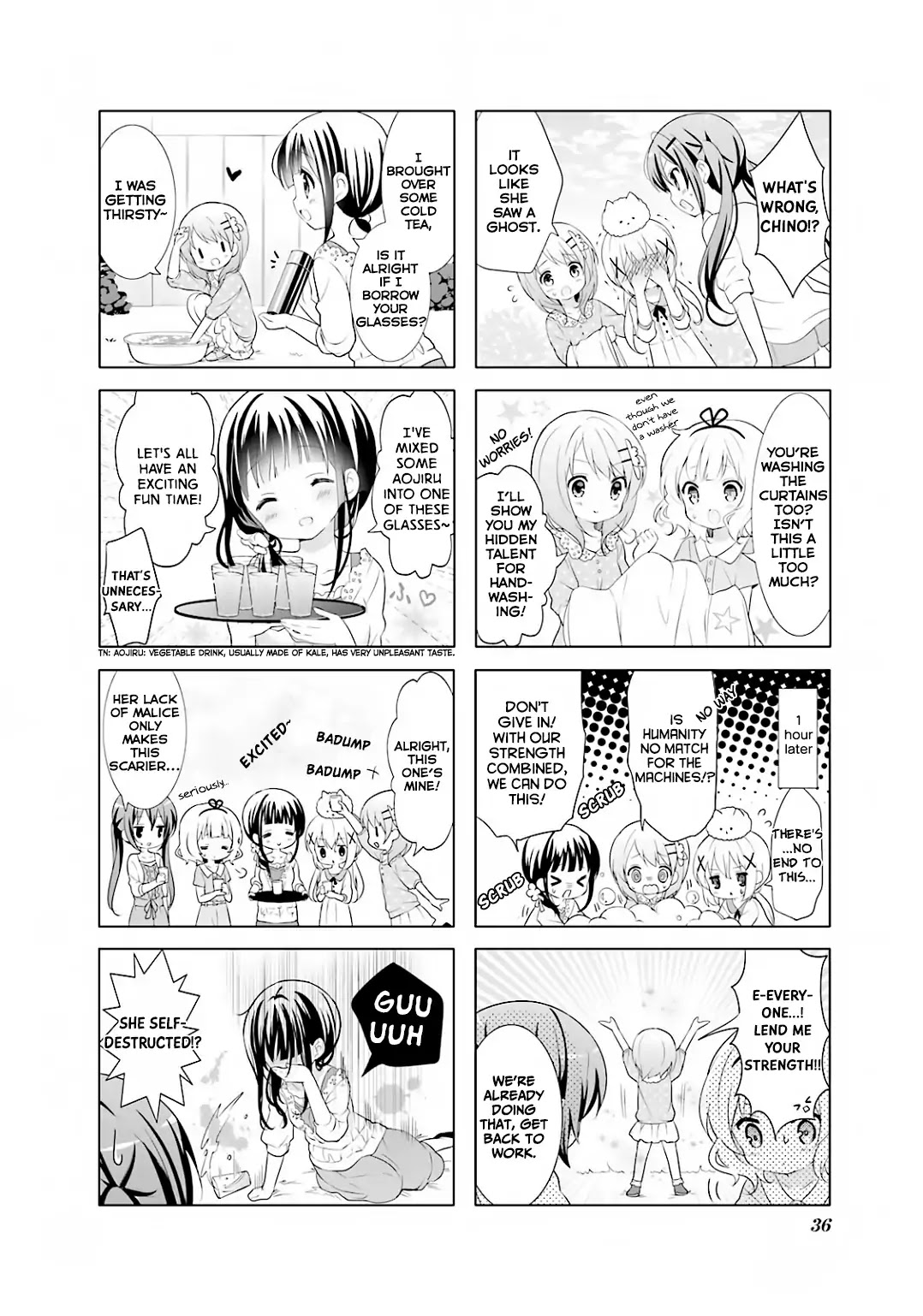 Gochuumon wa Usagi Desu ka? Chapter 3.4 page 5 - Vol 3 Chapter 4