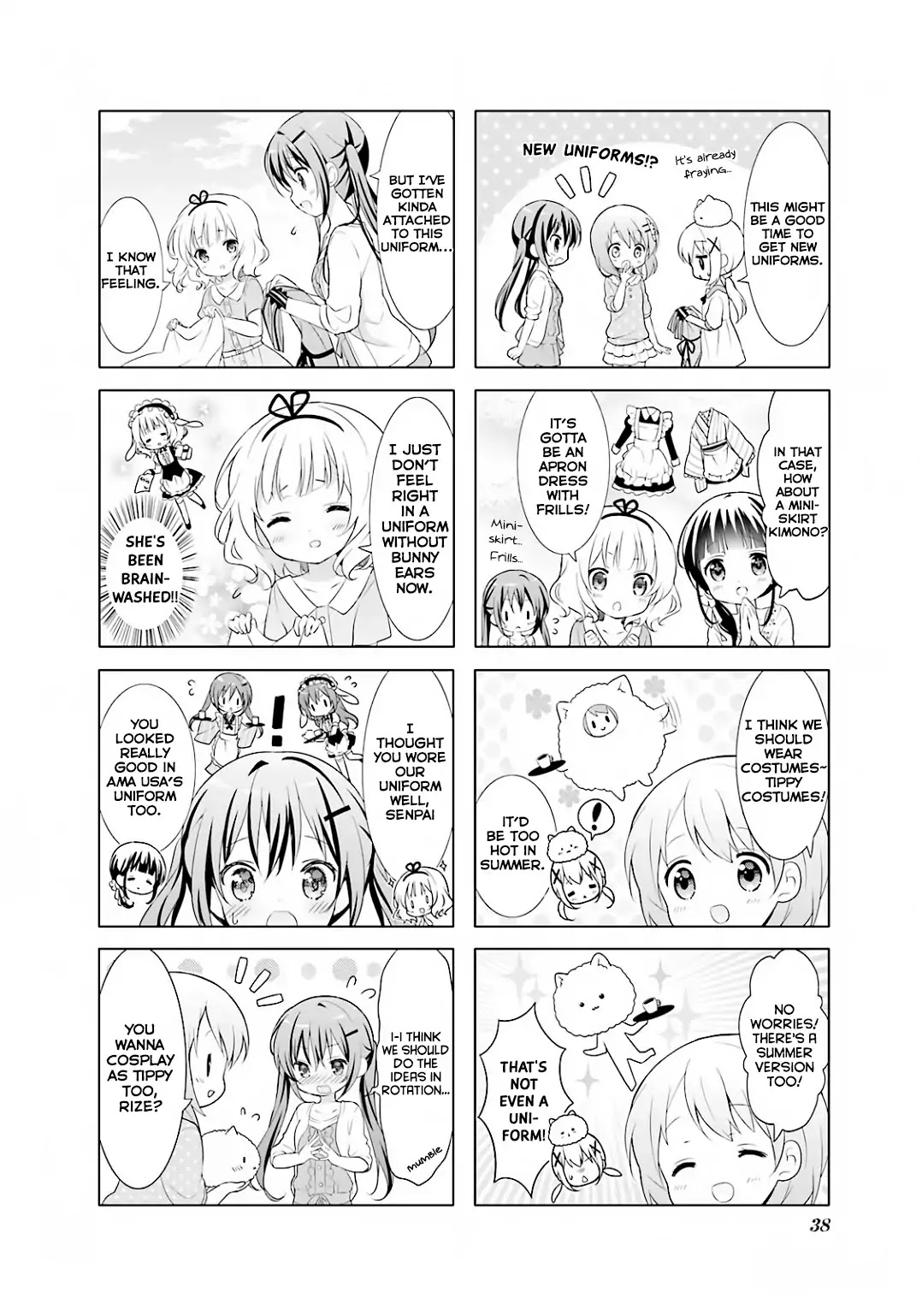 Gochuumon wa Usagi Desu ka? Chapter 3.4 page 7 - Vol 3 Chapter 4
