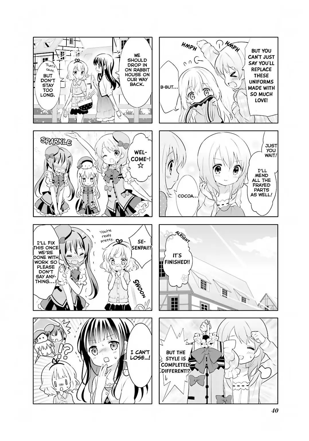 Gochuumon wa Usagi Desu ka? Chapter 3.4 page 9 - Vol 3 Chapter 4