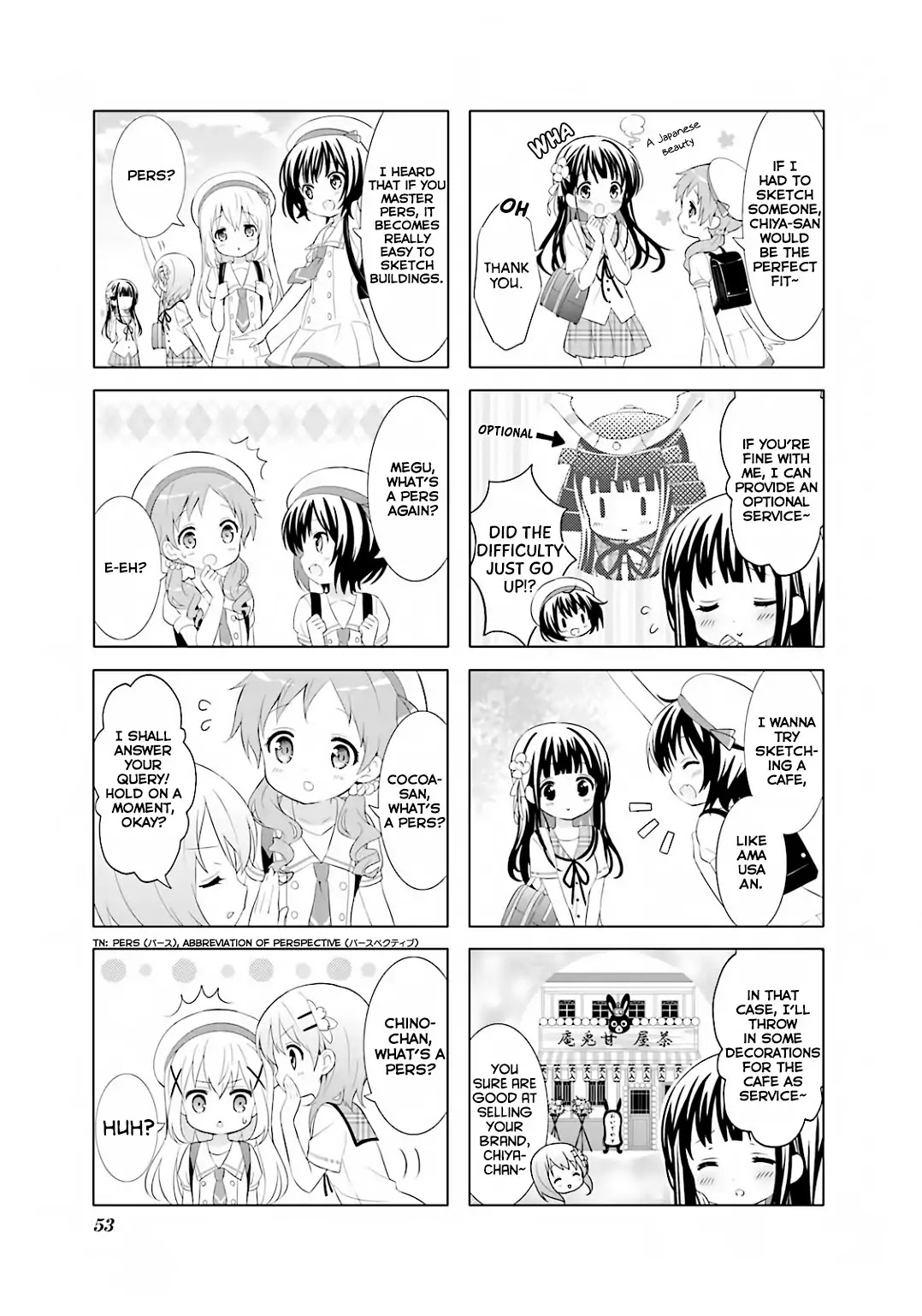 Gochuumon wa Usagi Desu ka? Chapter 3.6 page 4 - Vol.3 Chapter 6