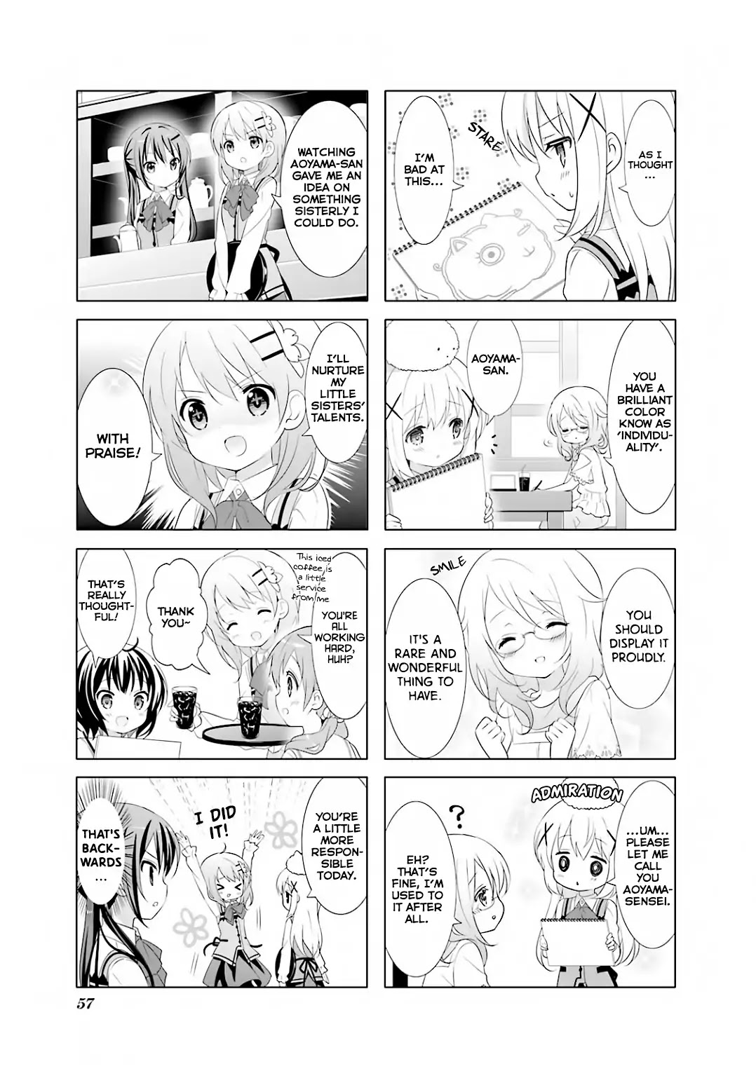Gochuumon wa Usagi Desu ka? Chapter 3.6 page 8 - Vol.3 Chapter 6