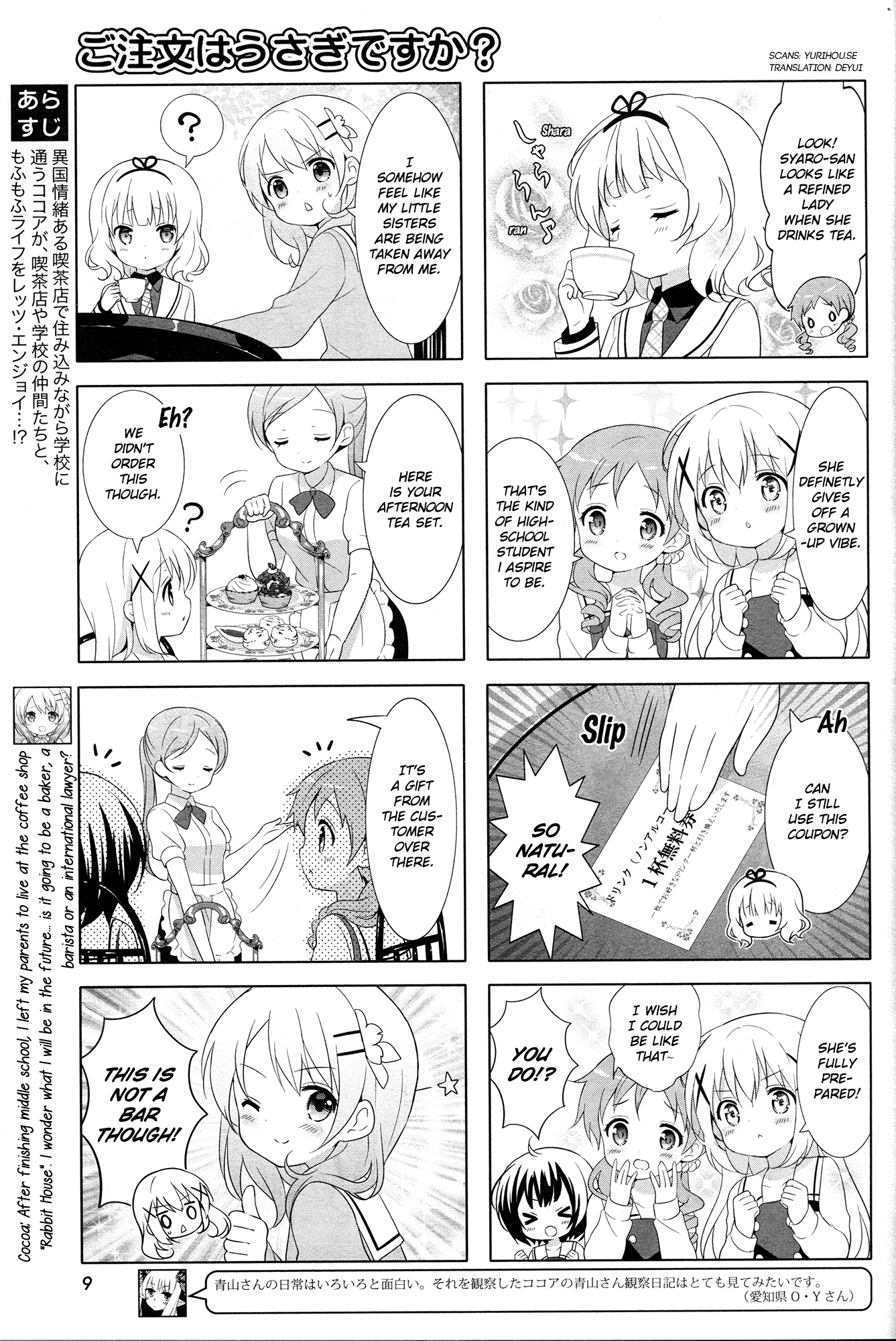 Gochuumon wa Usagi Desu ka? Chapter 4.3 page 3 - Vol.4 Chapter 3