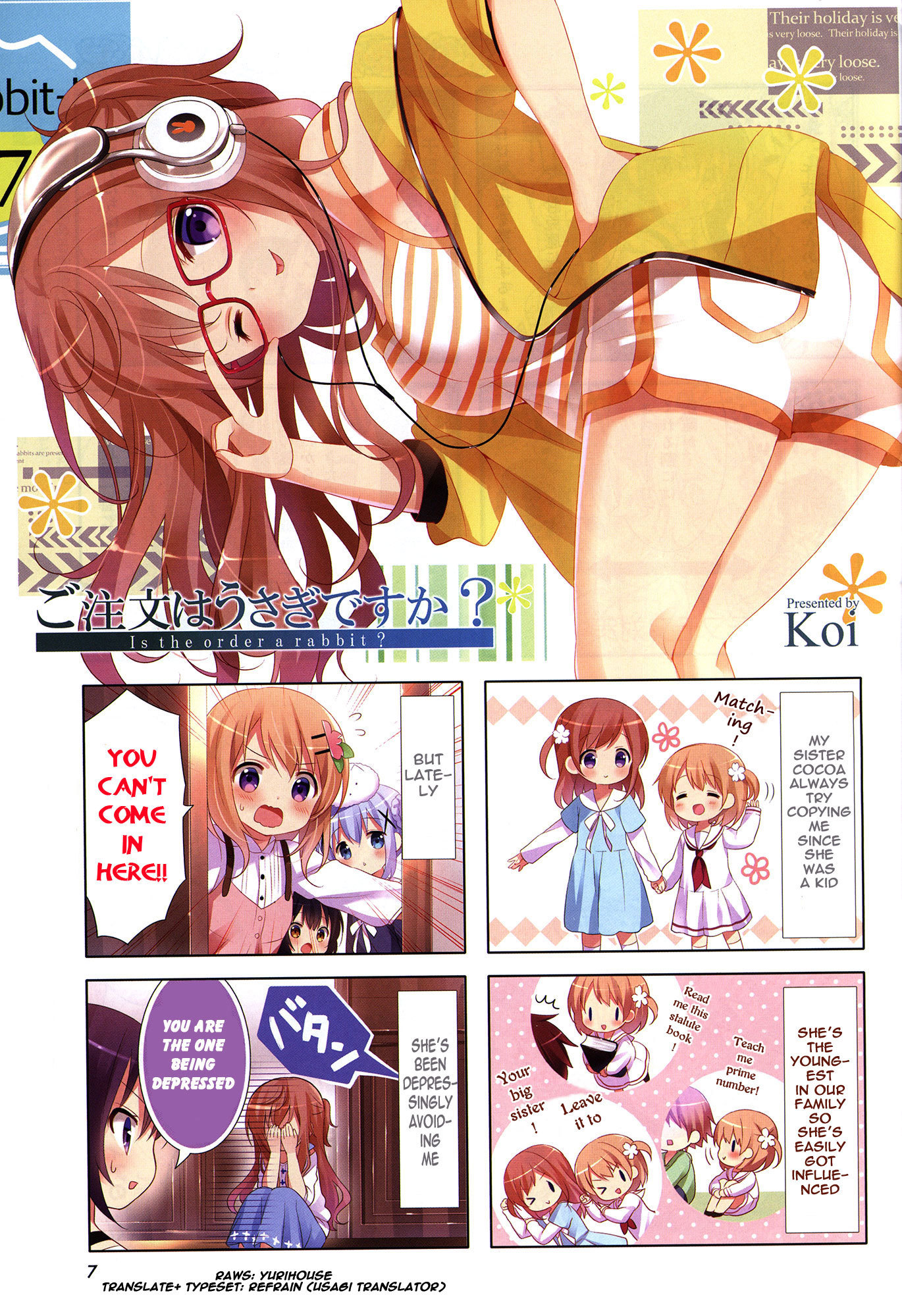 Gochuumon wa Usagi Desu ka? Chapter 4.7 page 2 - Vol.4 Chapter 7