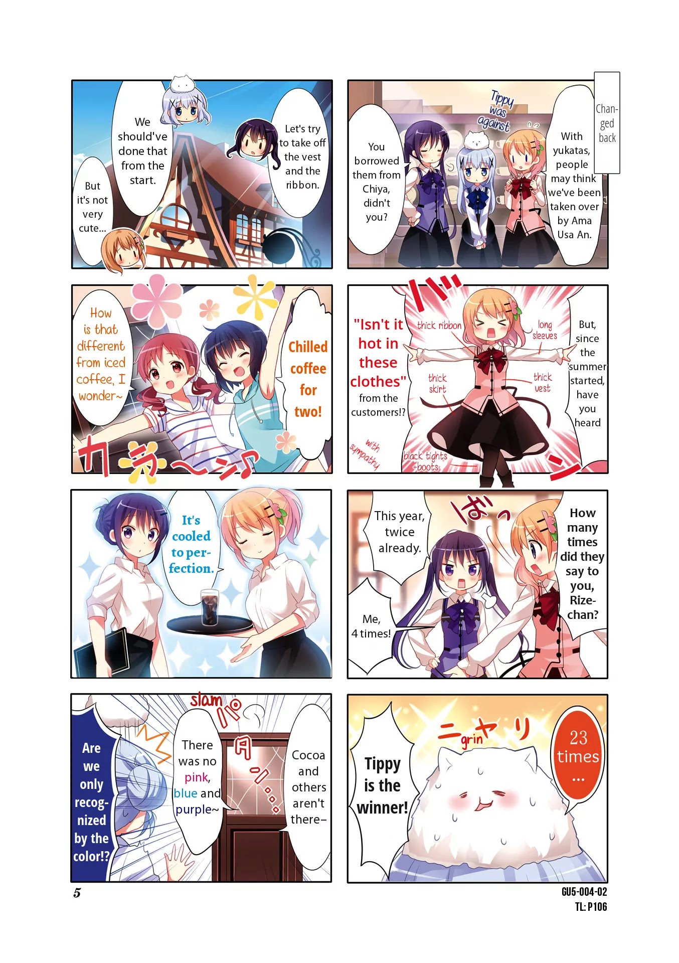 Gochuumon wa Usagi Desu ka? Chapter 5.1 page 2 - Vol.5 Chapter 1