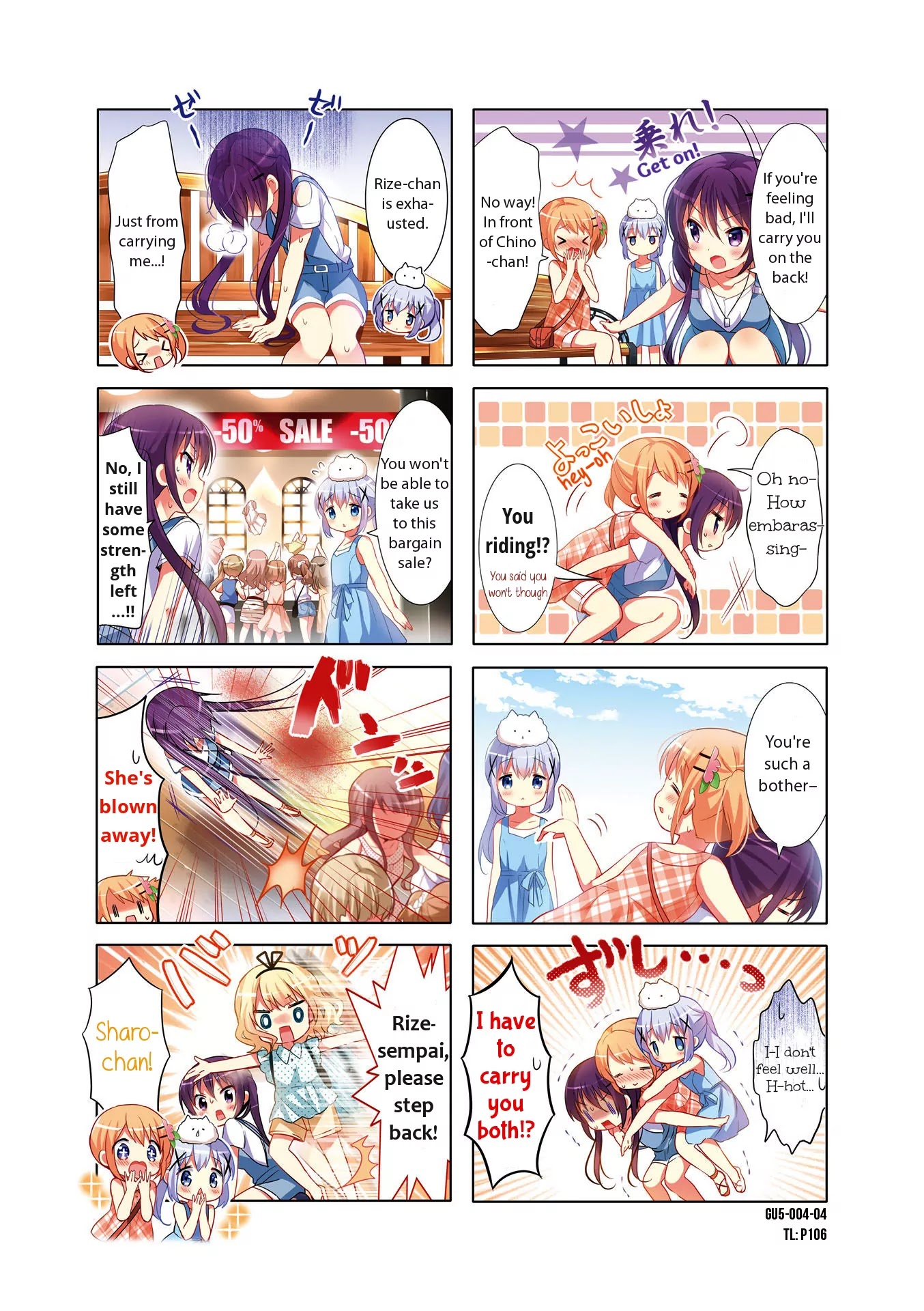 Gochuumon wa Usagi Desu ka? Chapter 5.1 page 4 - Vol.5 Chapter 1