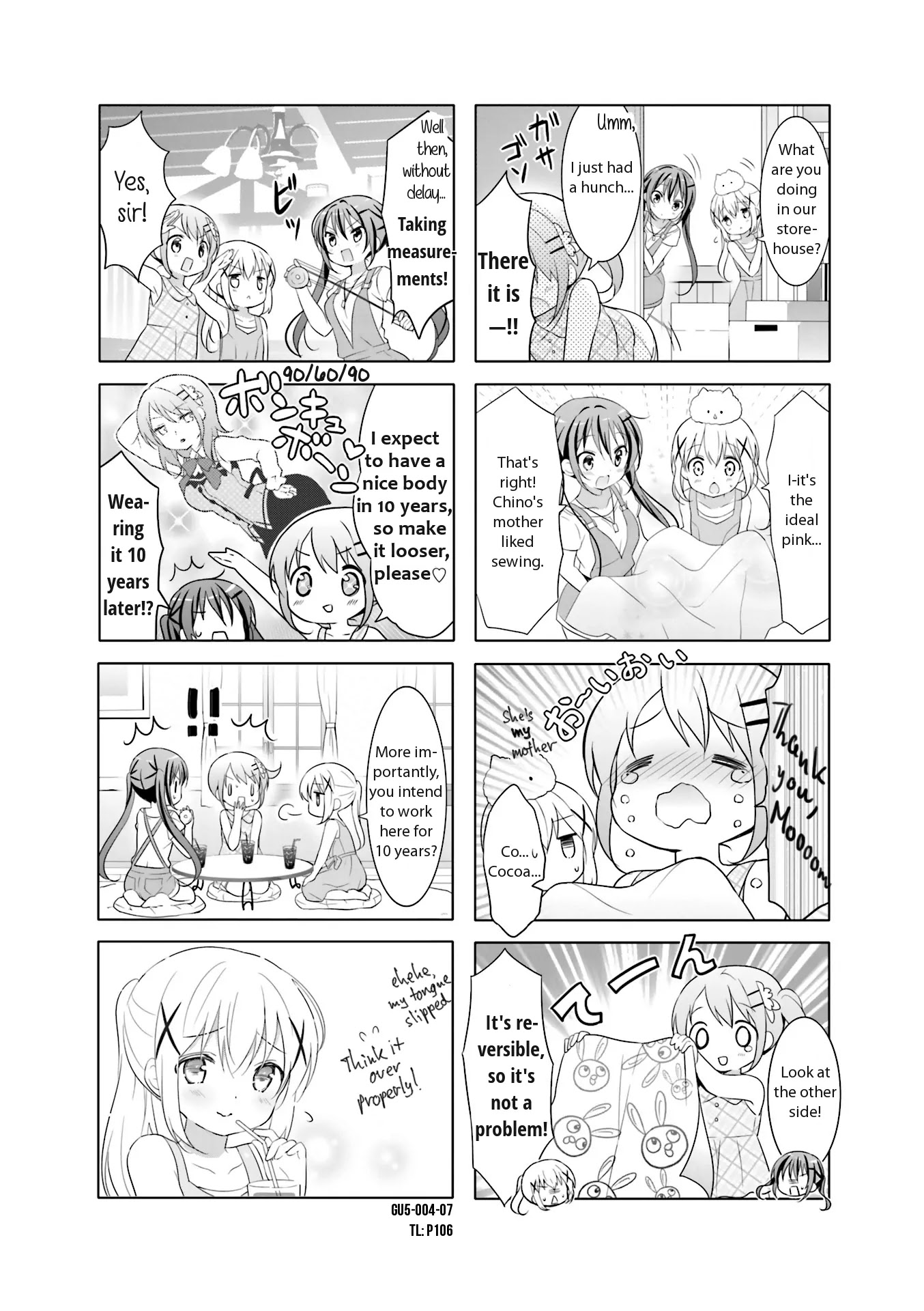 Gochuumon wa Usagi Desu ka? Chapter 5.1 page 7 - Vol.5 Chapter 1