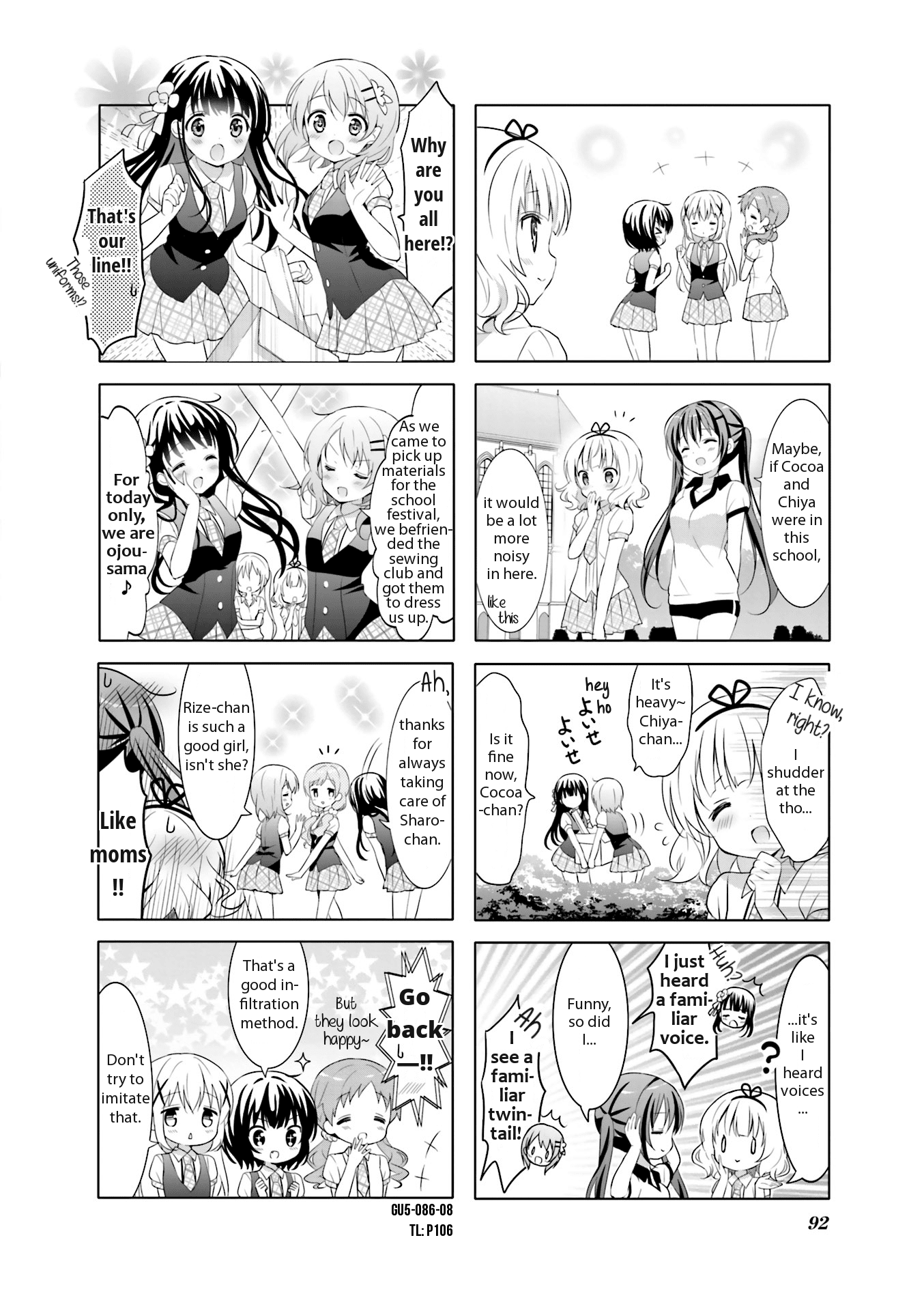 Gochuumon wa Usagi Desu ka? Chapter 5.10 page 8 - Vol.5 Chapter 10