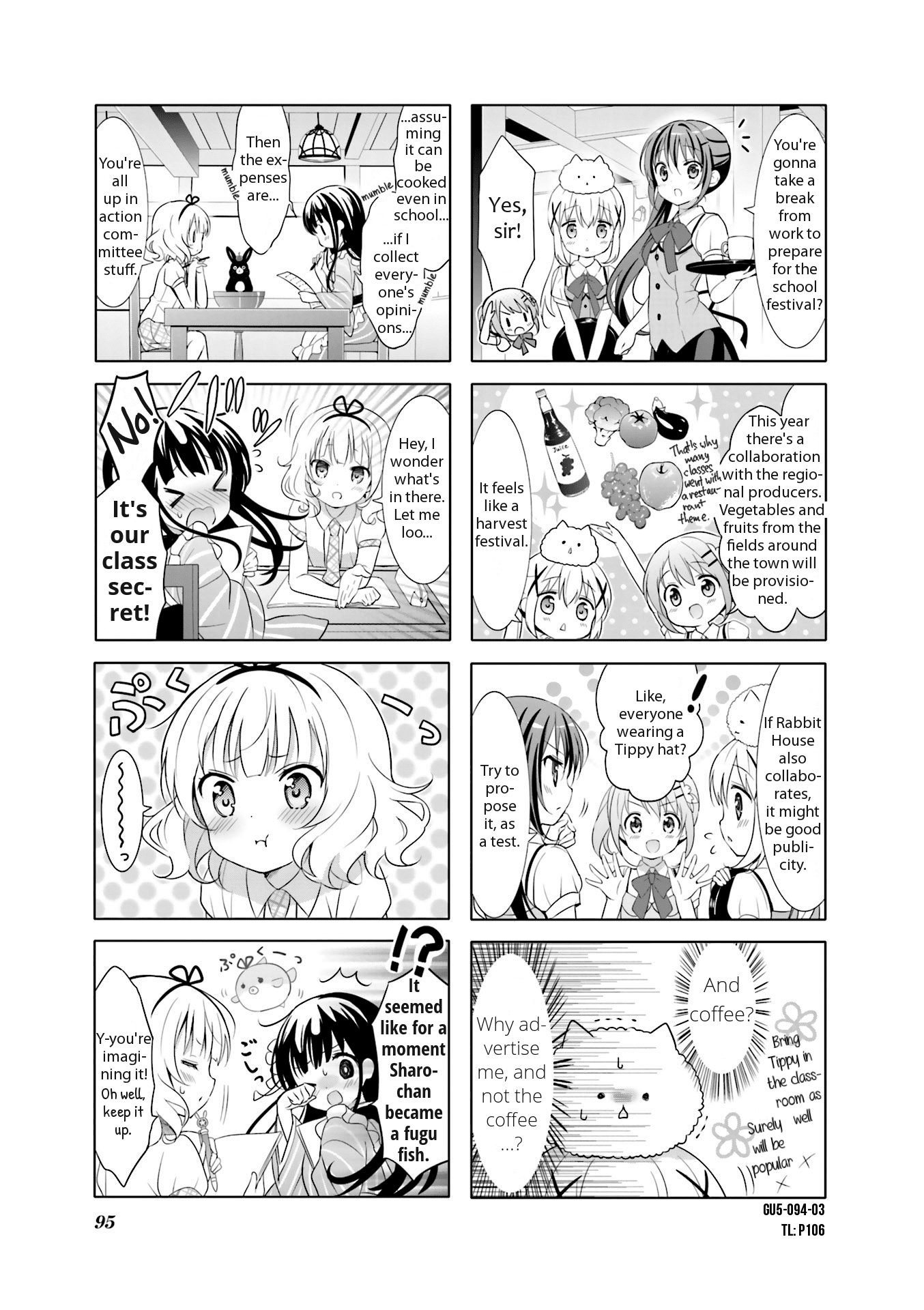 Gochuumon wa Usagi Desu ka? Chapter 5.11 page 3 - Vol.5 Chapter 11
