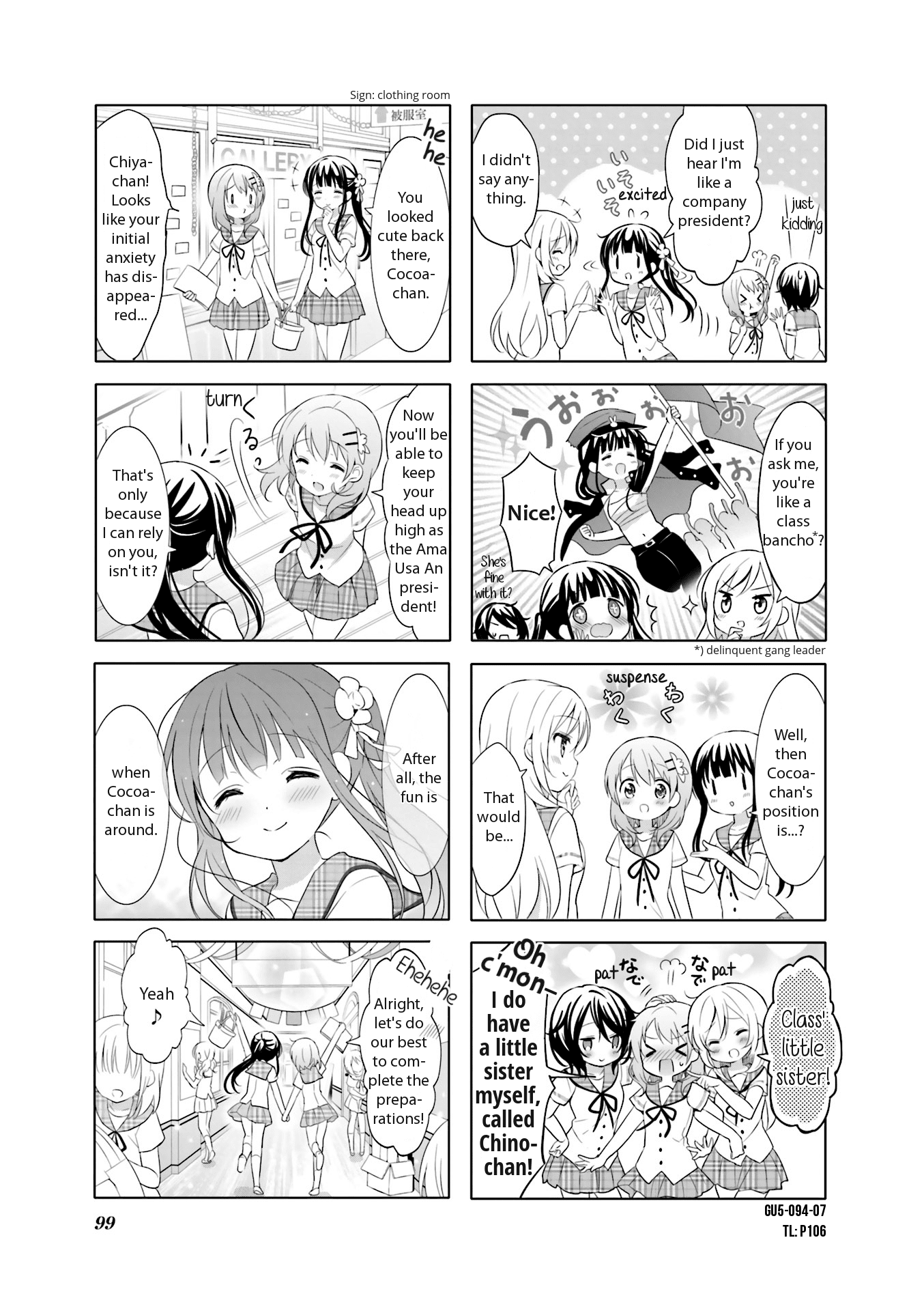 Gochuumon wa Usagi Desu ka? Chapter 5.11 page 7 - Vol.5 Chapter 11