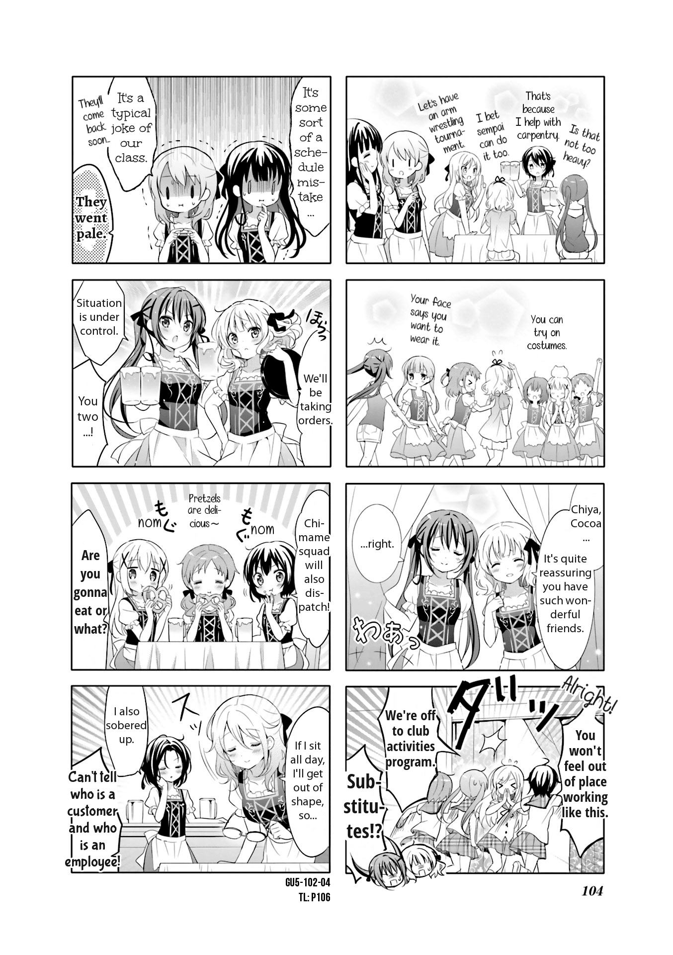 Gochuumon wa Usagi Desu ka? Chapter 5.12 page 4 - Vol.5 Chapter 12