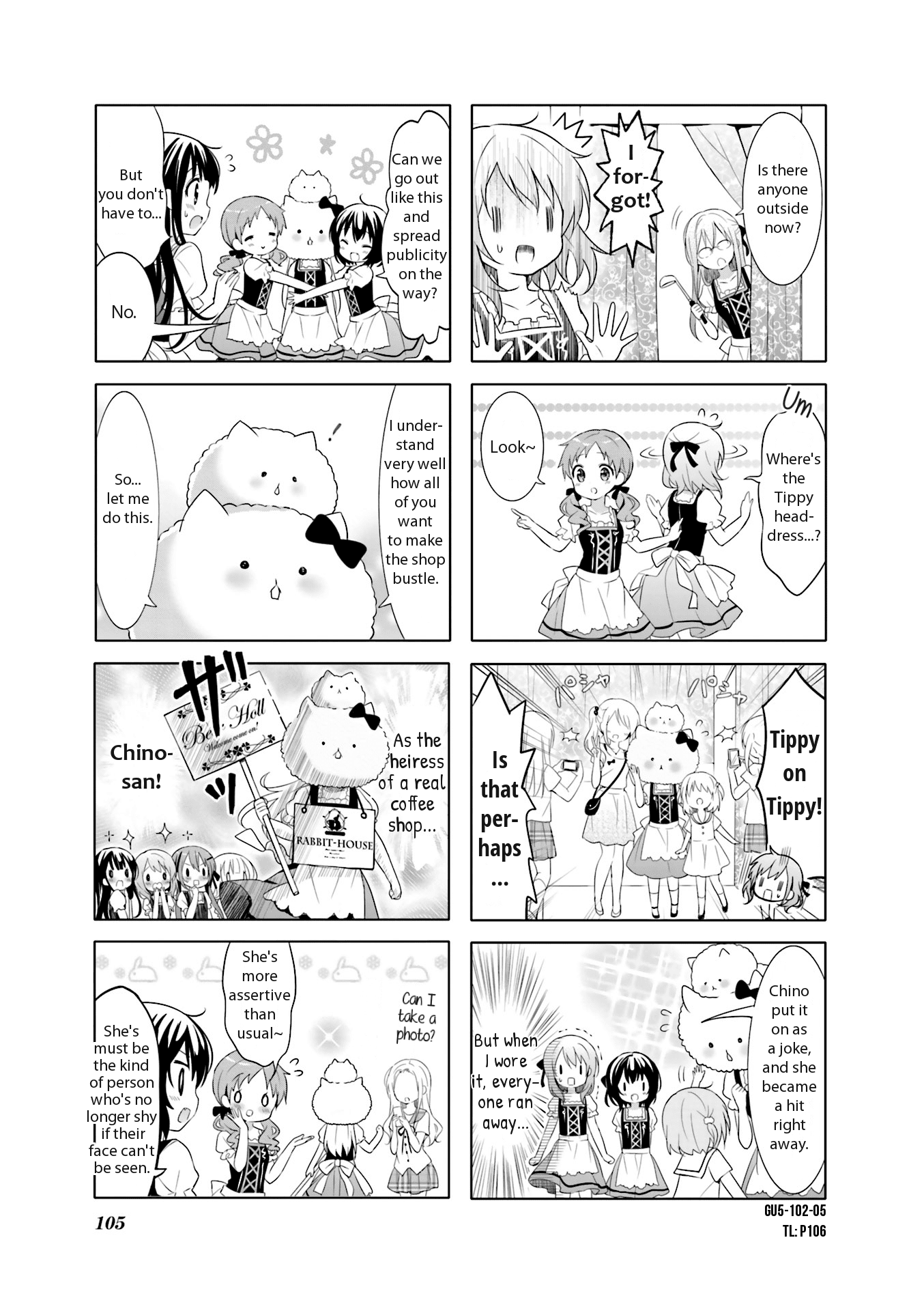 Gochuumon wa Usagi Desu ka? Chapter 5.12 page 5 - Vol.5 Chapter 12