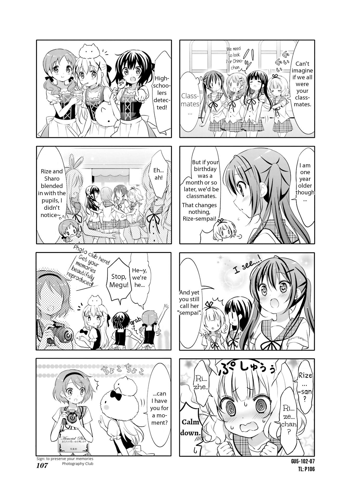 Gochuumon wa Usagi Desu ka? Chapter 5.12 page 7 - Vol.5 Chapter 12