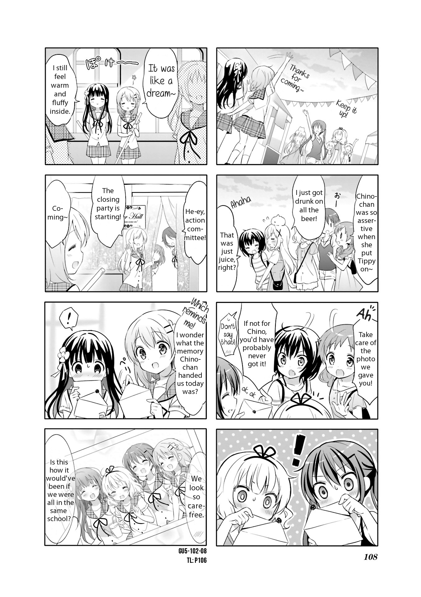 Gochuumon wa Usagi Desu ka? Chapter 5.12 page 8 - Vol.5 Chapter 12