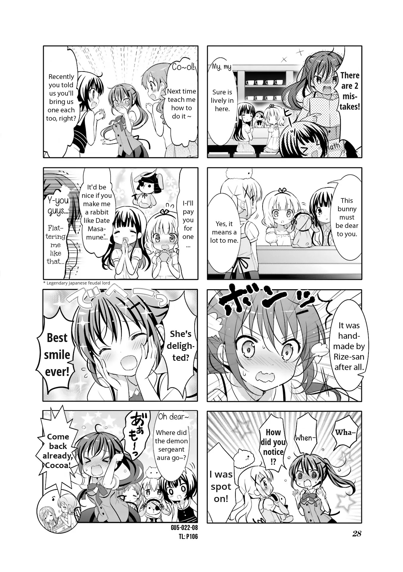 Gochuumon wa Usagi Desu ka? Chapter 5.3 page 8 - Vol.5 Chapter 3