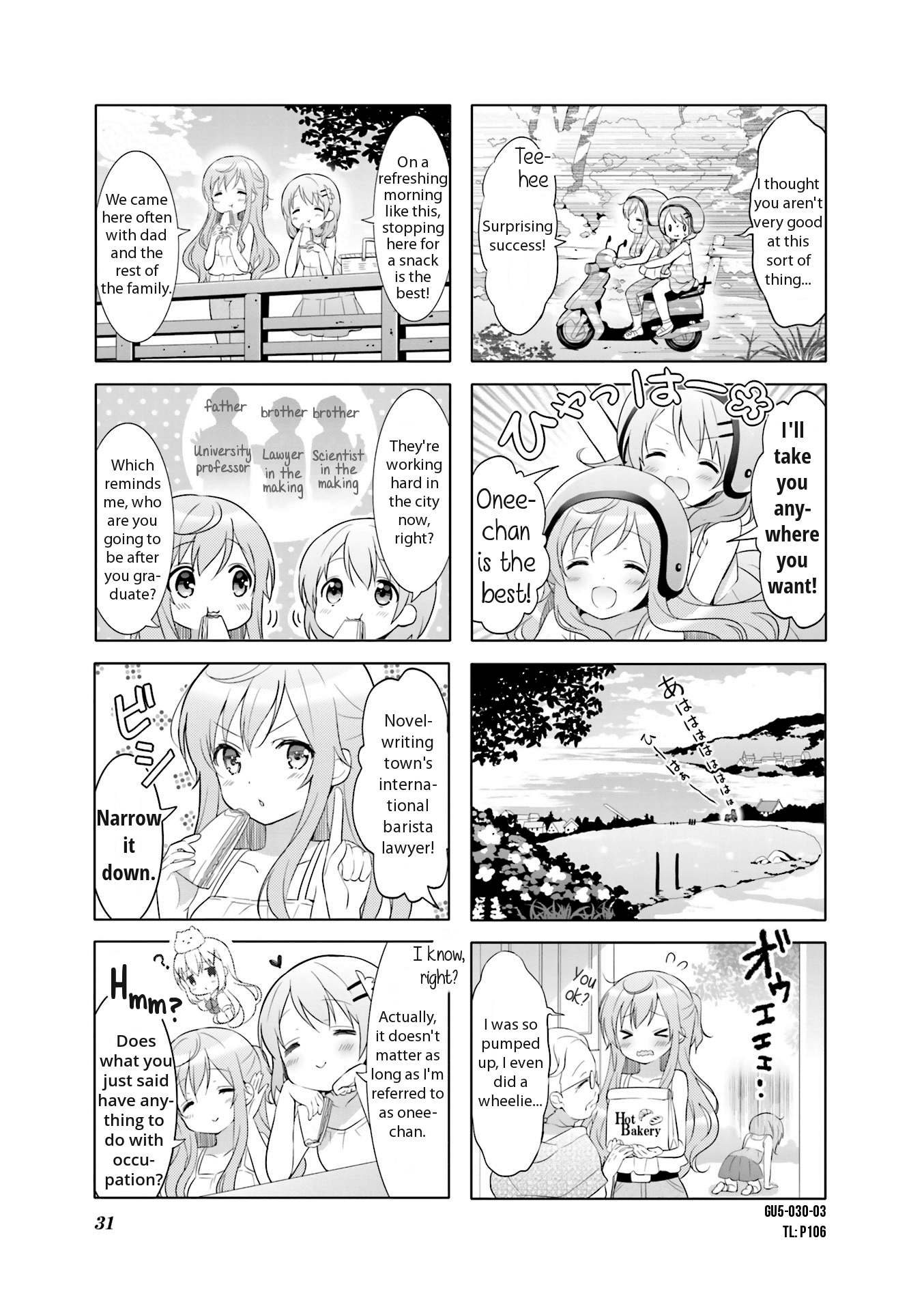 Gochuumon wa Usagi Desu ka? Chapter 5.4 page 3 - Vol.5 Chapter 4