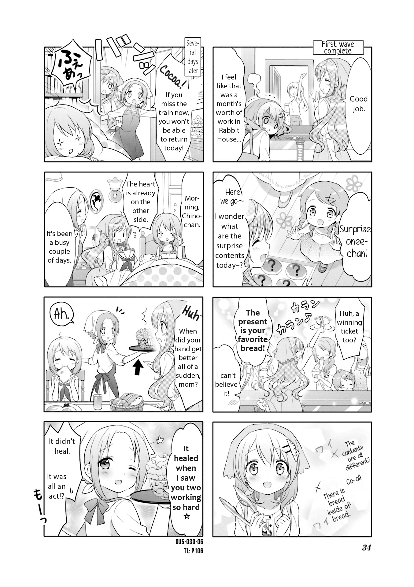 Gochuumon wa Usagi Desu ka? Chapter 5.4 page 6 - Vol.5 Chapter 4