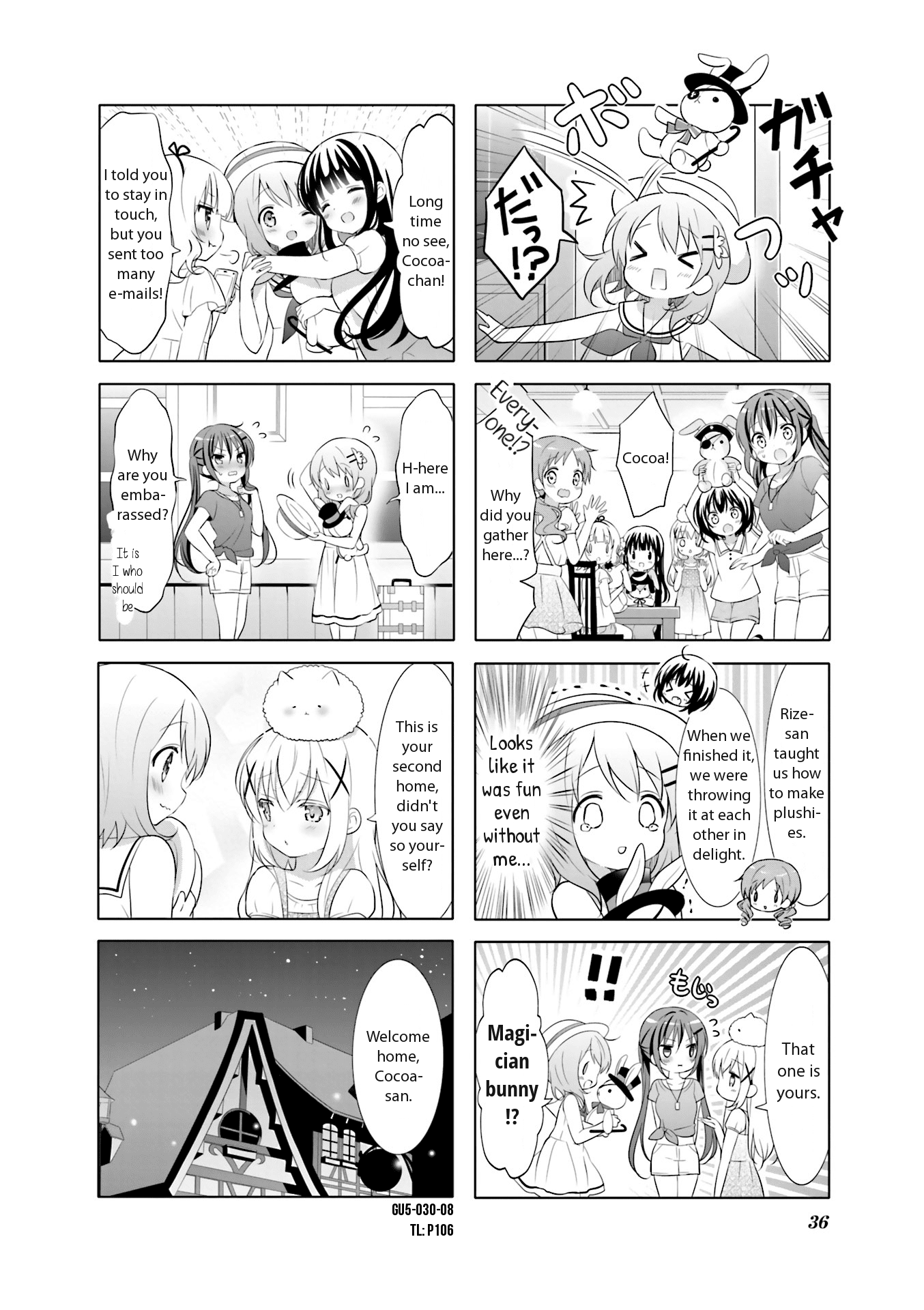 Gochuumon wa Usagi Desu ka? Chapter 5.4 page 8 - Vol.5 Chapter 4