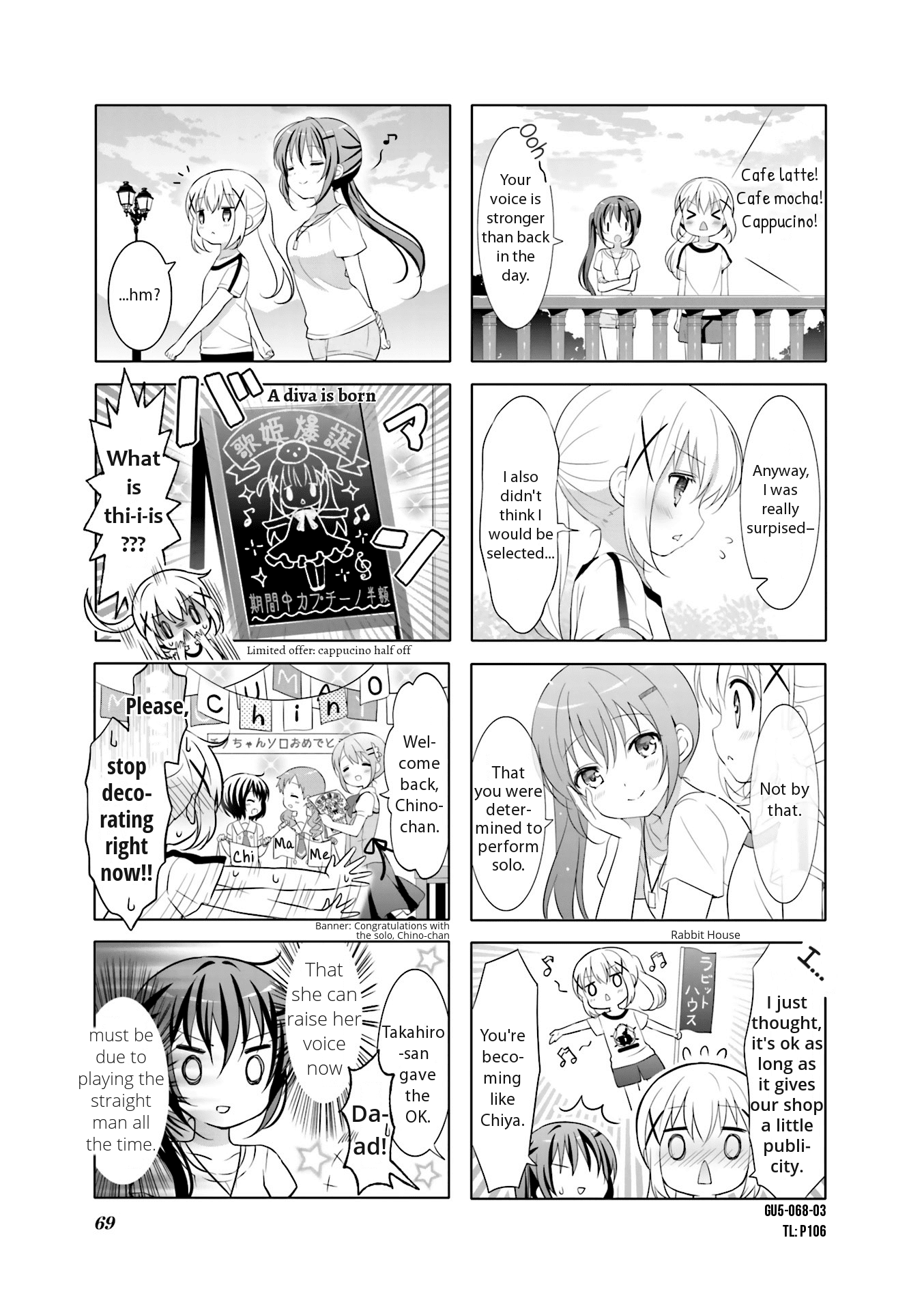 Gochuumon wa Usagi Desu ka? Chapter 5.8 page 3 - Vol.5 Chapter 8