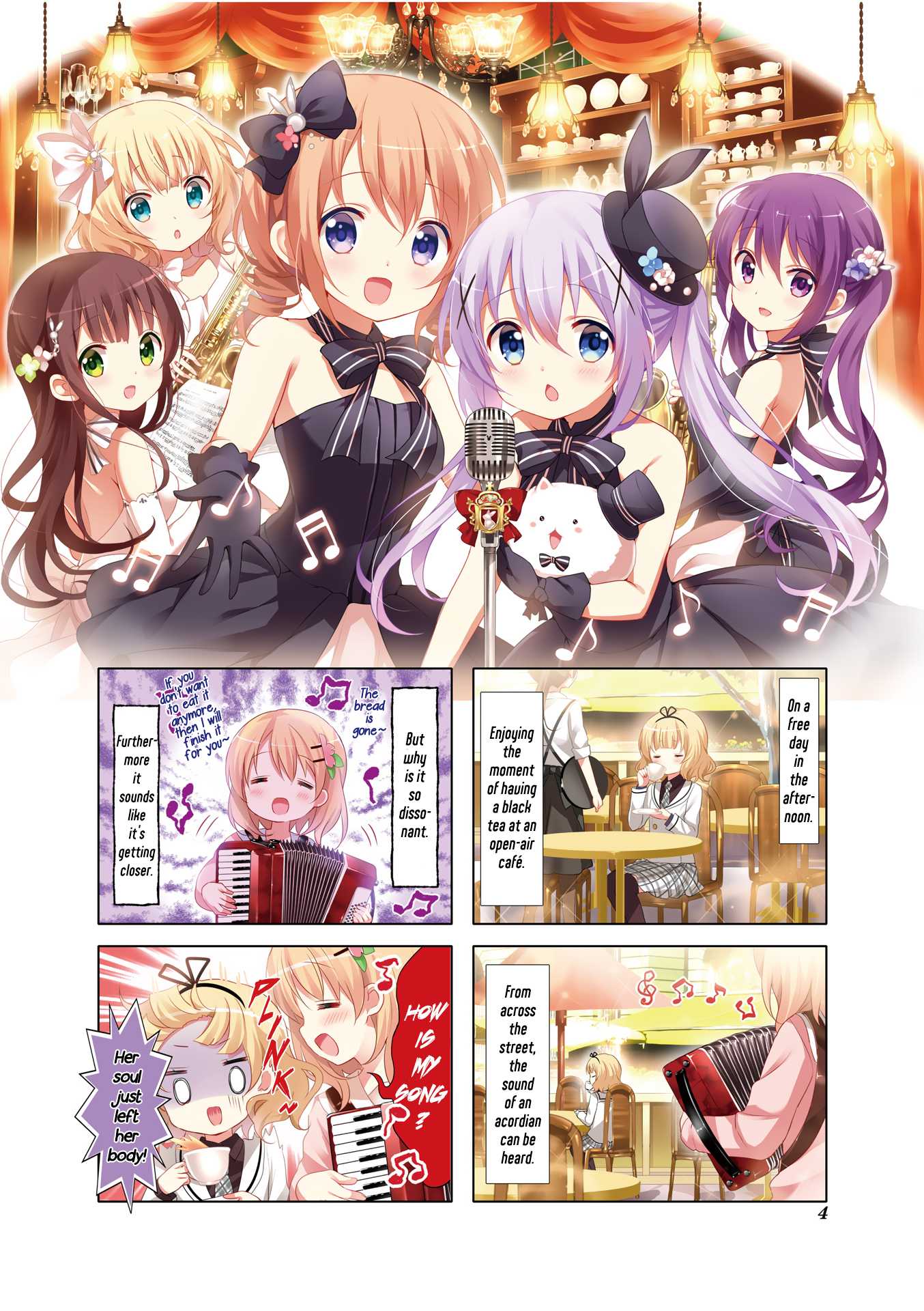 Gochuumon wa Usagi Desu ka? Chapter 6.1 page 1 - Vol.6 Chapter 1: If I come across a sparkling sign.
