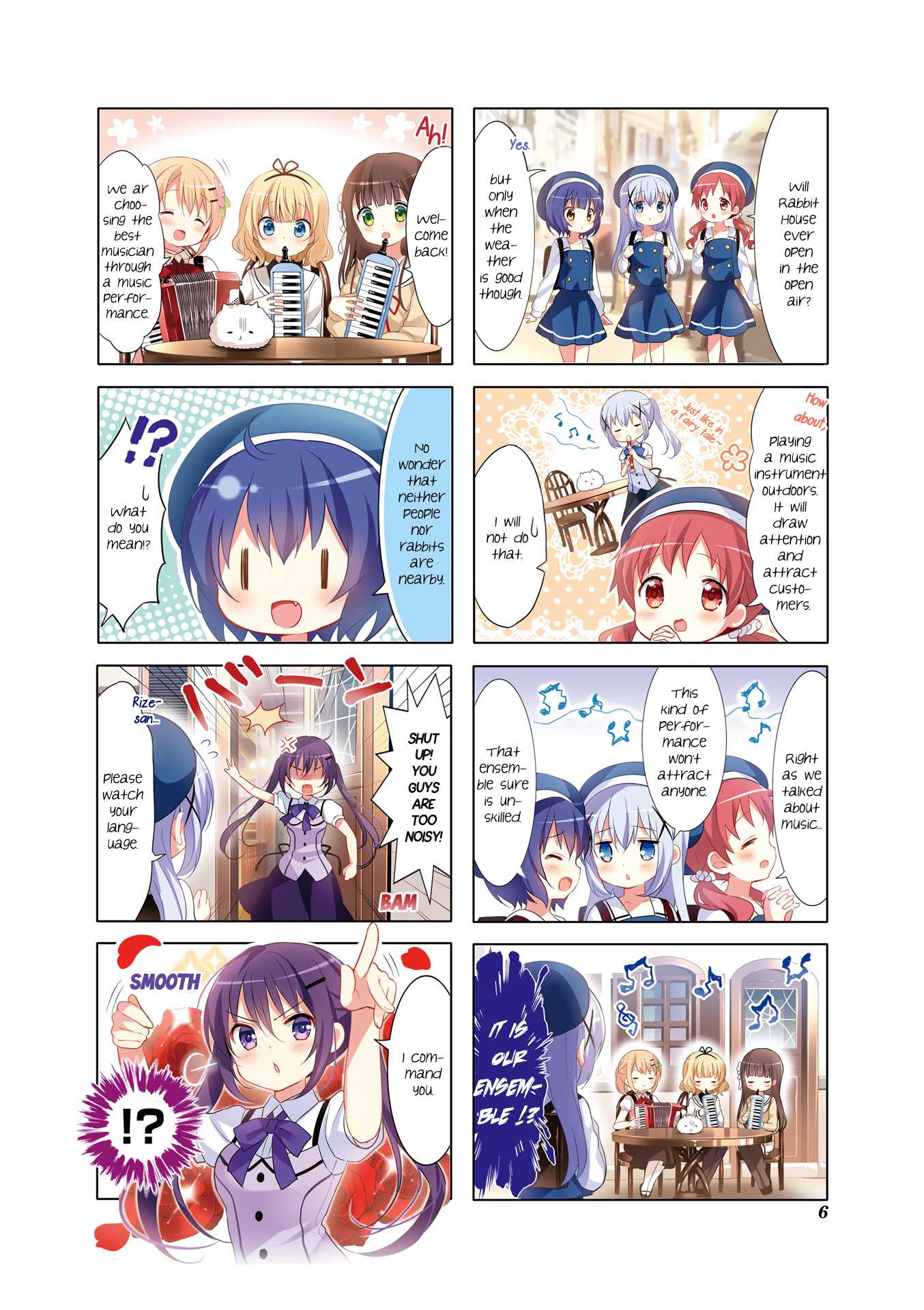 Gochuumon wa Usagi Desu ka? Chapter 6.1 page 3 - Vol.6 Chapter 1: If I come across a sparkling sign.