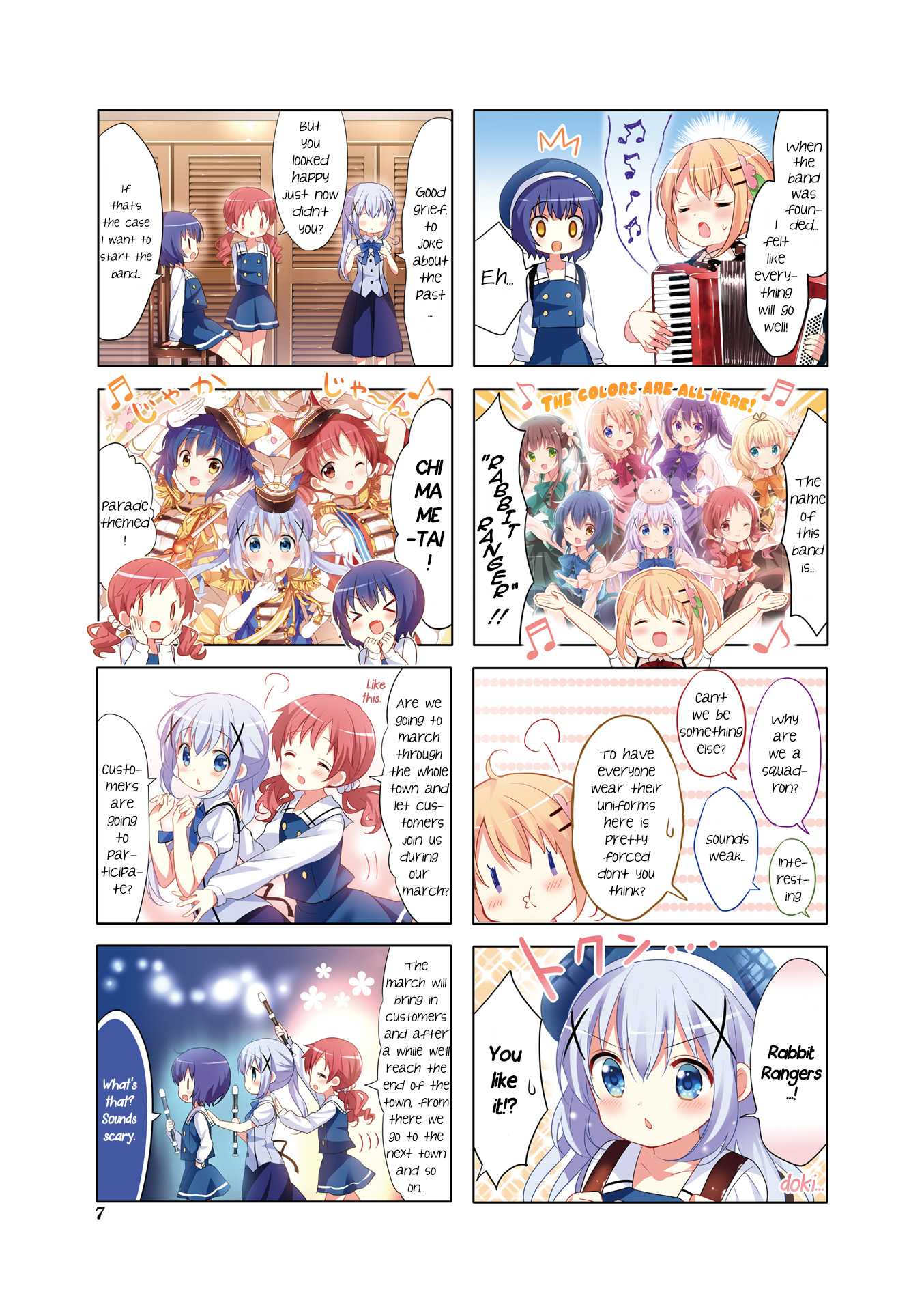 Gochuumon wa Usagi Desu ka? Chapter 6.1 page 4 - Vol.6 Chapter 1: If I come across a sparkling sign.