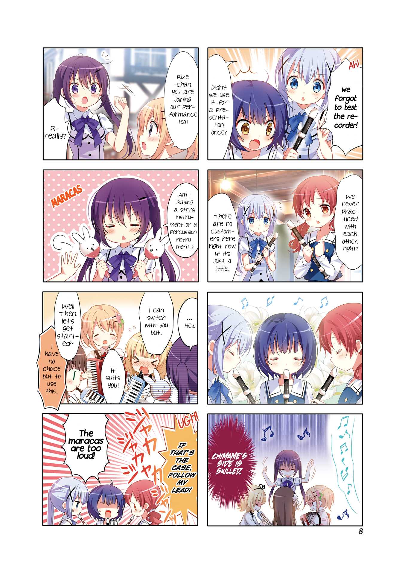 Gochuumon wa Usagi Desu ka? Chapter 6.1 page 5 - Vol.6 Chapter 1: If I come across a sparkling sign.